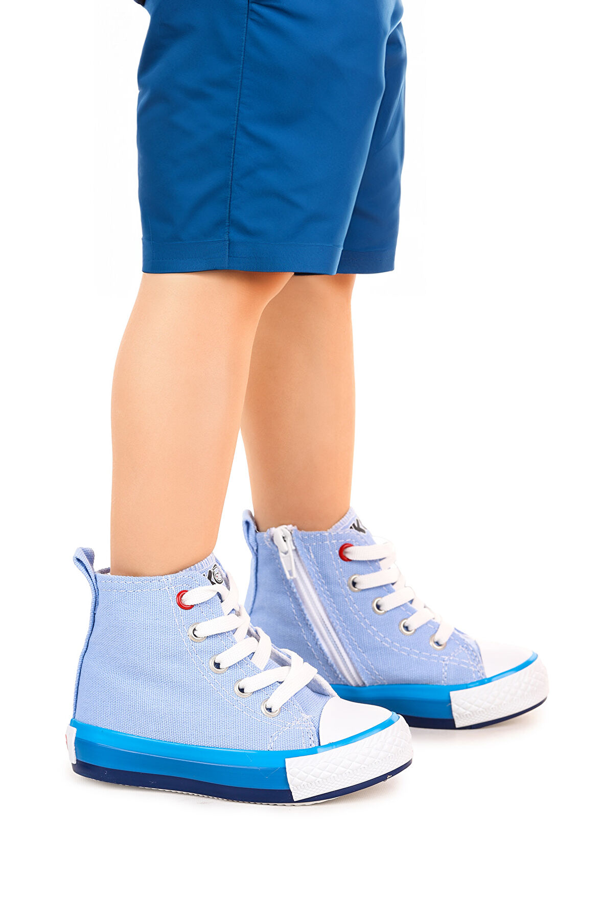 Kiko Kids Tinna Bağcıklı Erkek Bebek Boğazlı Keten Spor Ayakkabı