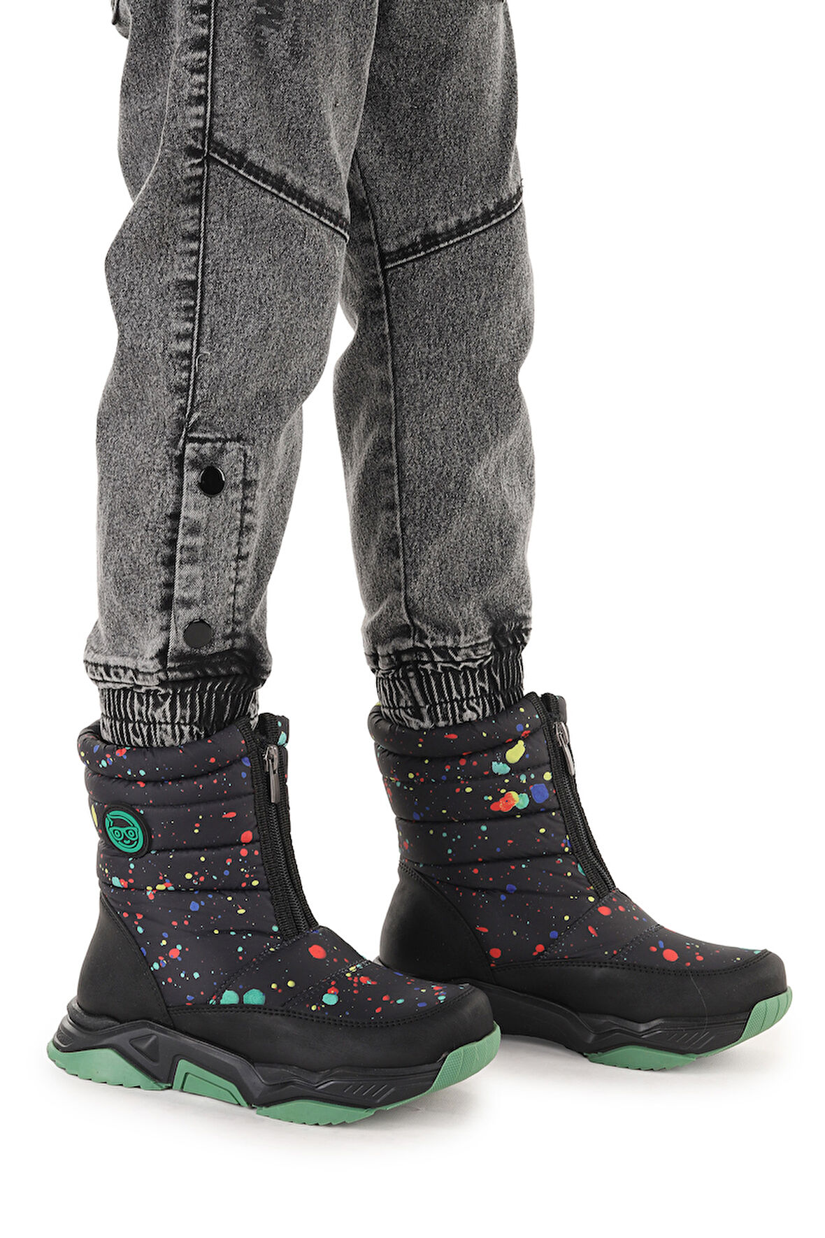 Kiko Kids Mars Fermuarlı Erkek Çocuk Kar Botu