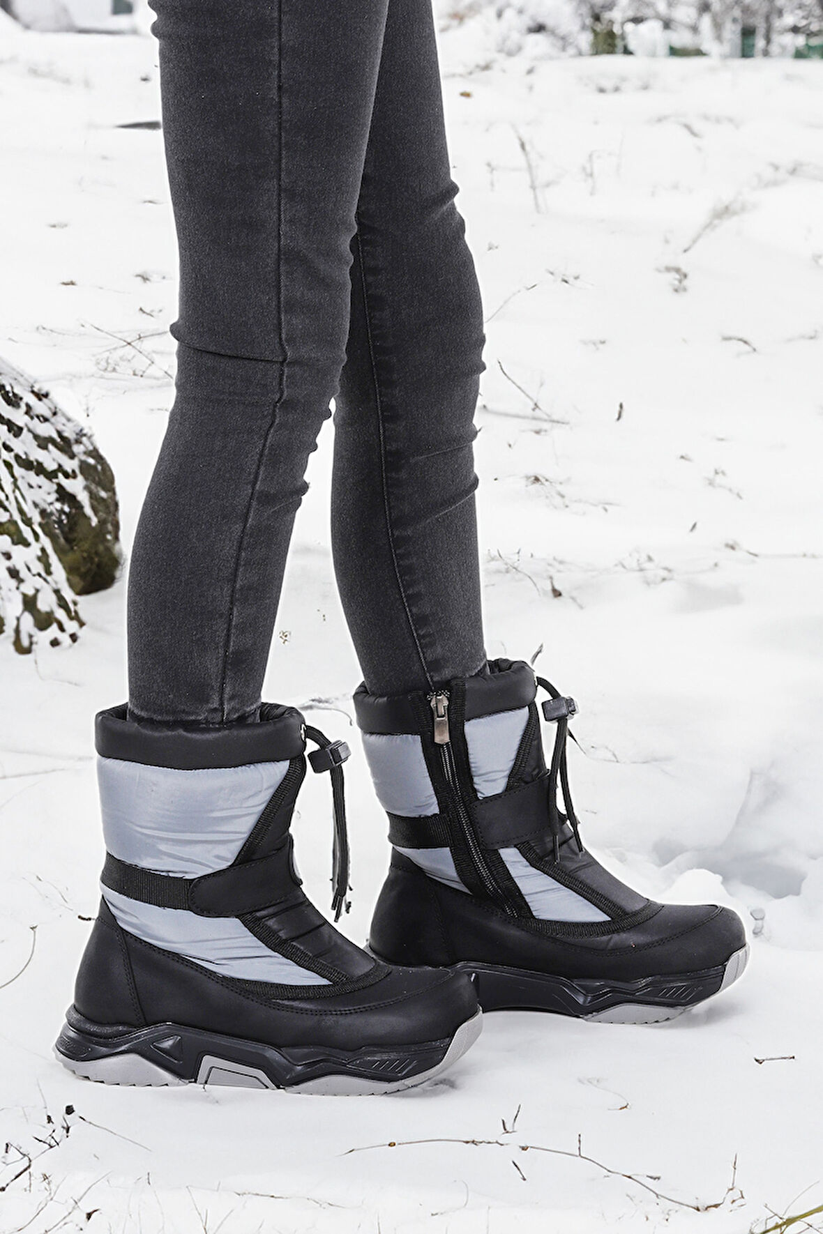 Kiko Kids Alexis Fermuarlıı Erkek Çocuk Kar Botu