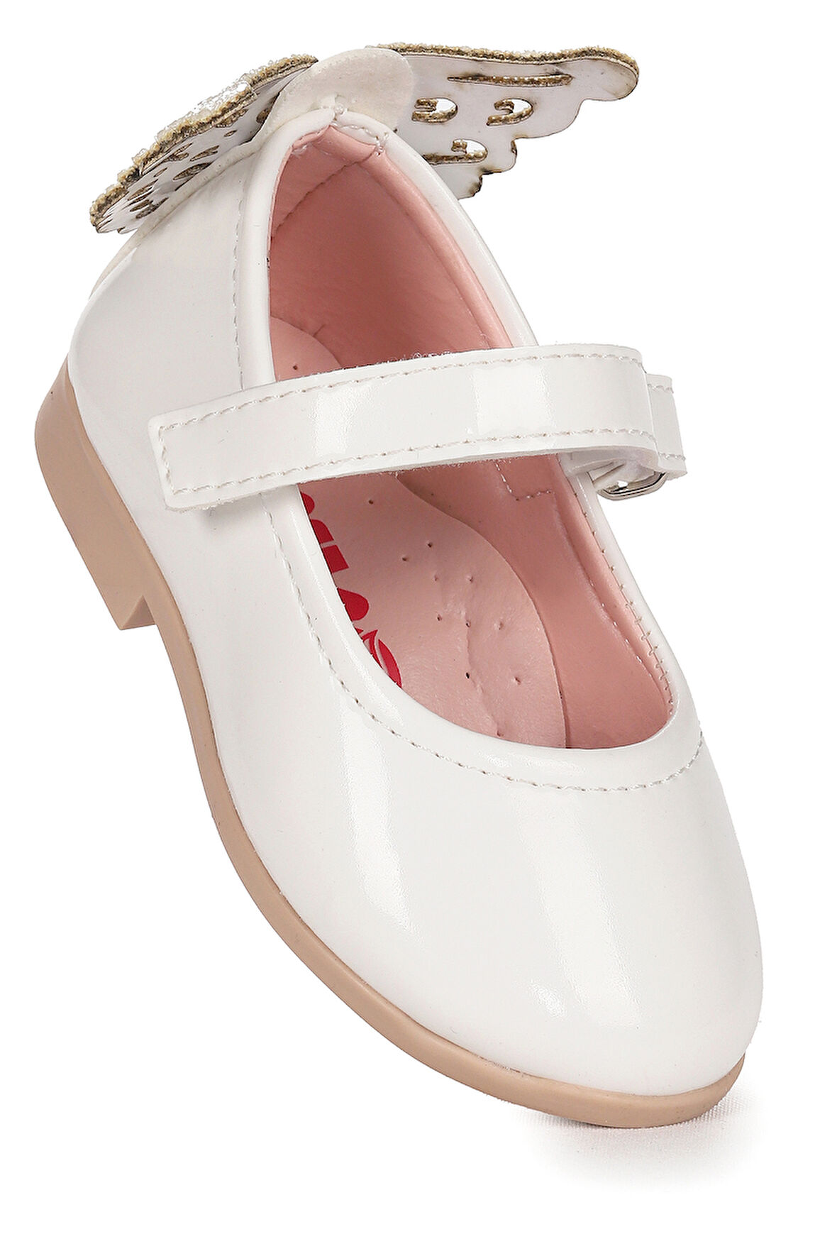  Friga Kelebek Cırtlı Kız Bebek Babet Ayakkabı