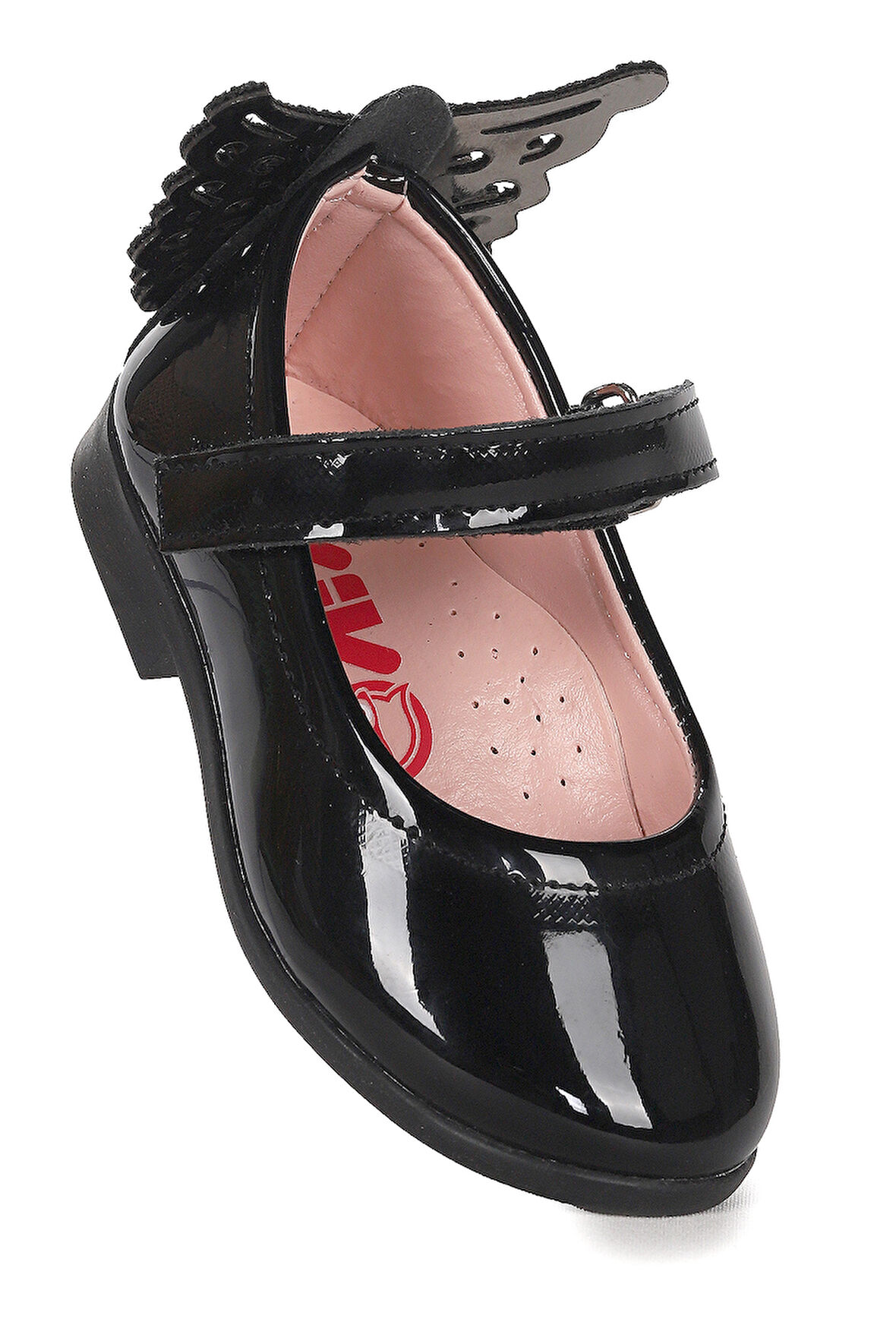  Friga Kelebek Cırtlı Kız Bebek Babet Ayakkabı