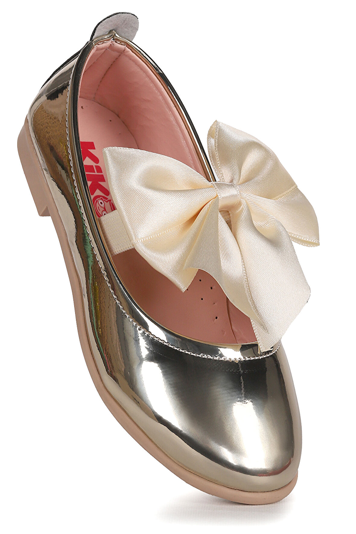  Tari Fiyonk Lastikli Kız Çocuk Babet Ayakkabı