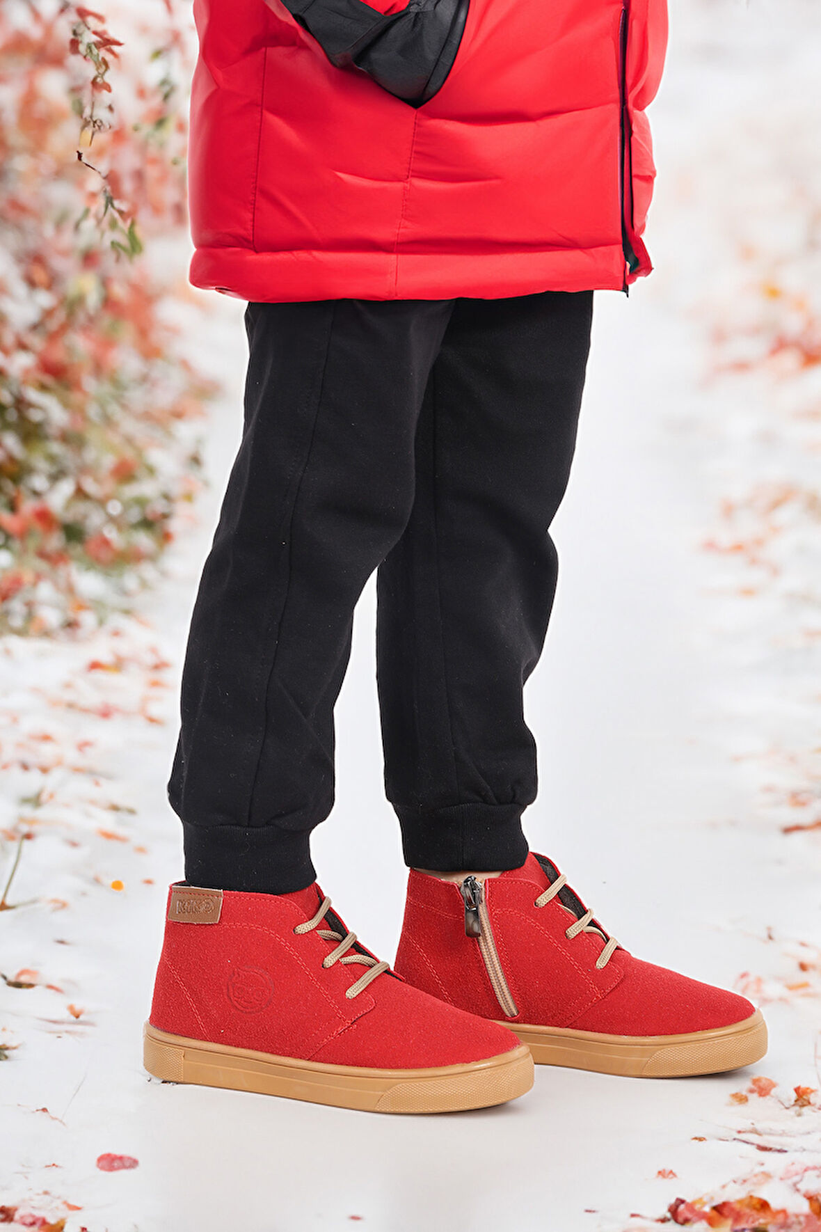 Kiko Kids Homer Fermuarlı Kız Çocuk Günlük Bot Ayakkabı