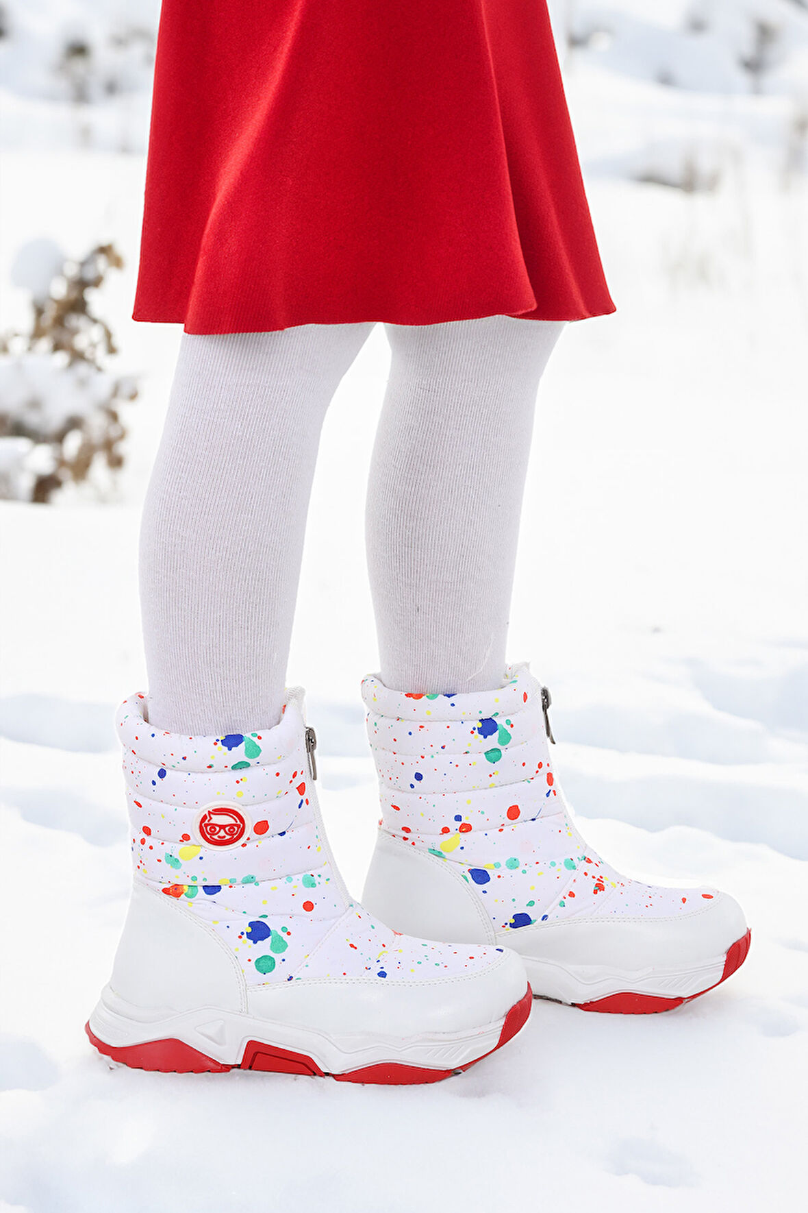 Kiko Kids Mars Fermuarlı Kız Çocuk Kar Botu