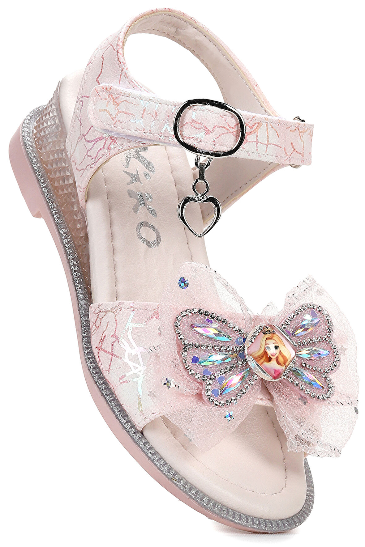 Kiko Kids Pige Fiyonklu Kız Çocuk Sandalet Ayakkabı