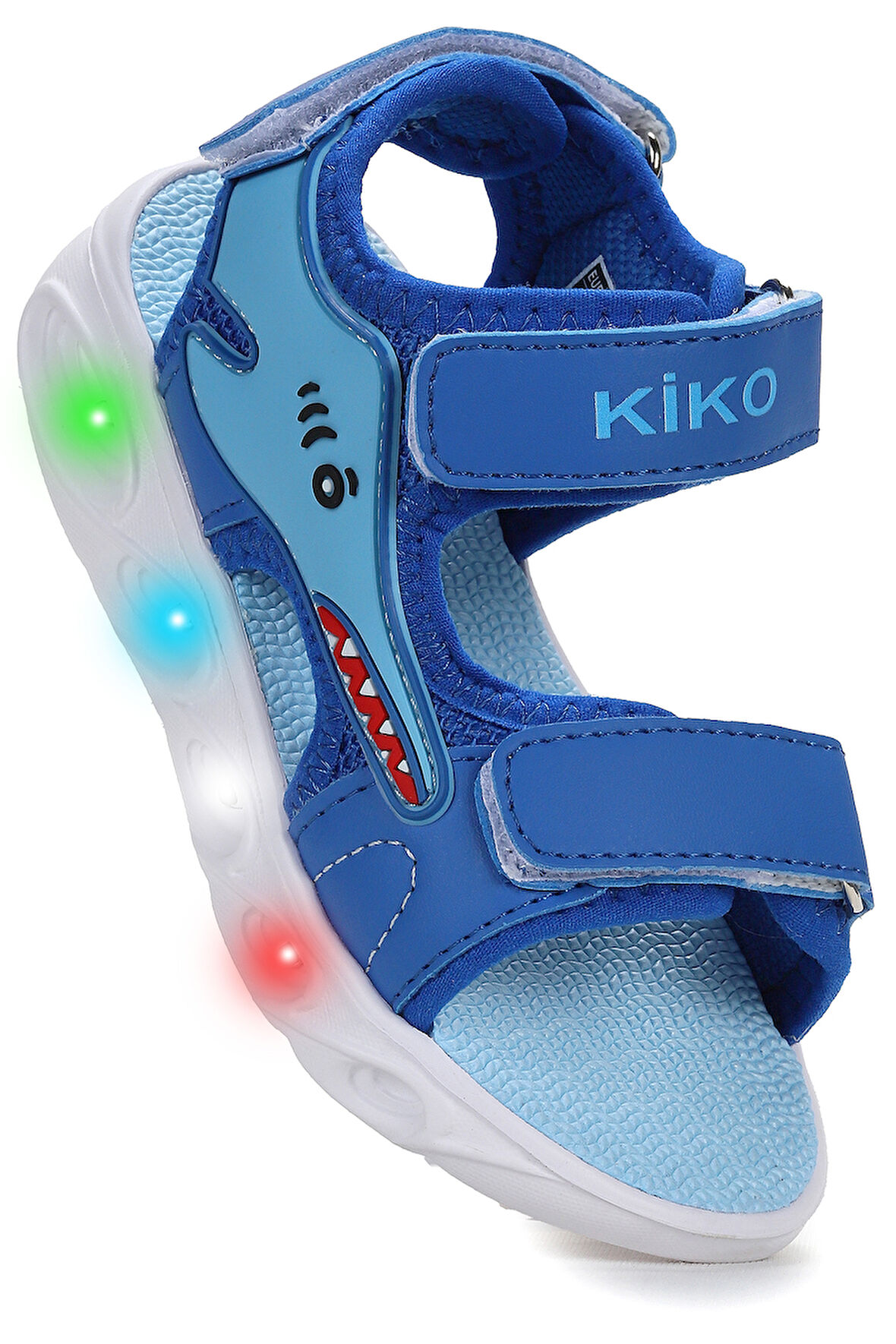 Kiko Kids Soren Günlük Işıklı Cırtlı Erkek Bebek Sandalet Ayakkabı
