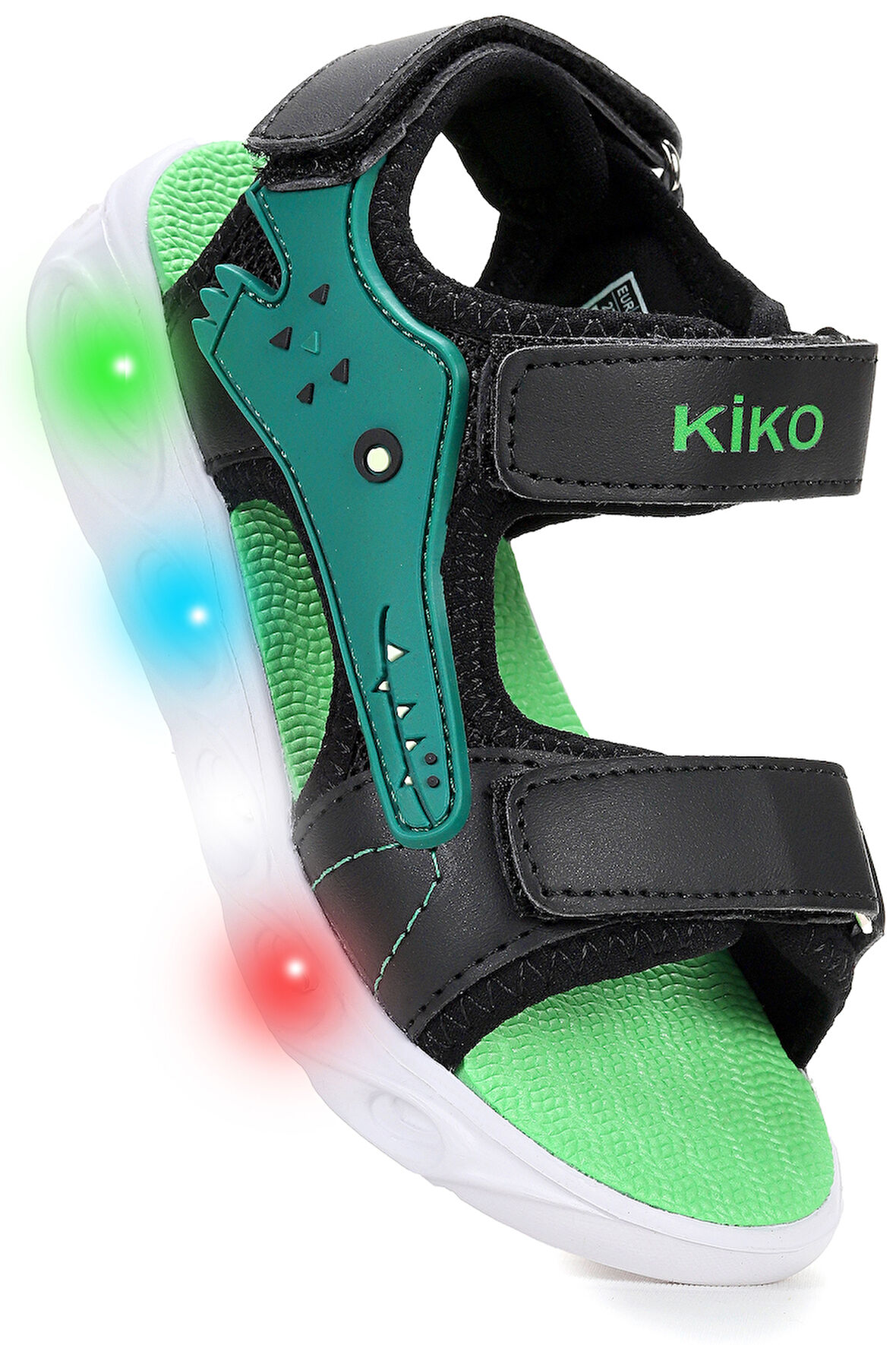 Kiko Kids Arnı Günlük Işıklı Cırtlı Erkek Çocuk Sandalet Ayakkabı