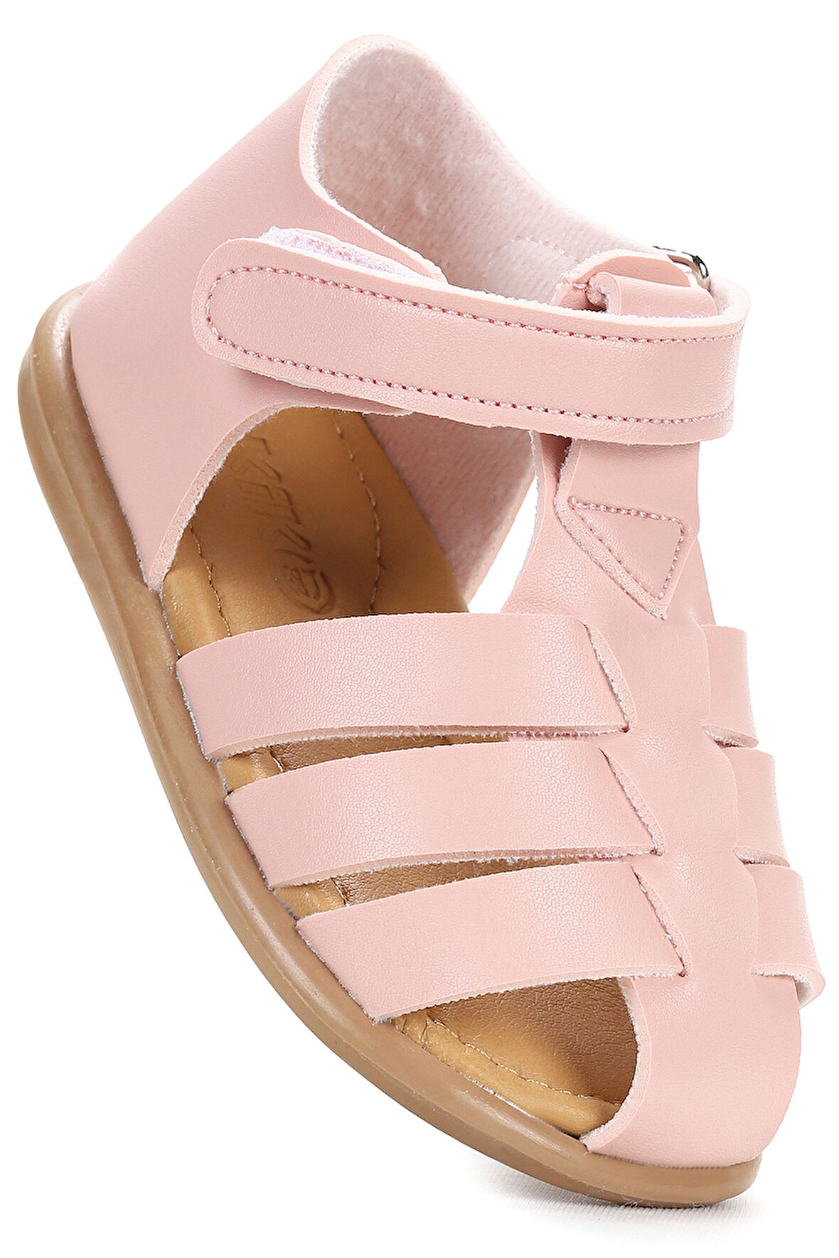 Kiko Kids Lonpe İlk Adım Cırtlı Kız Bebek Sandalet