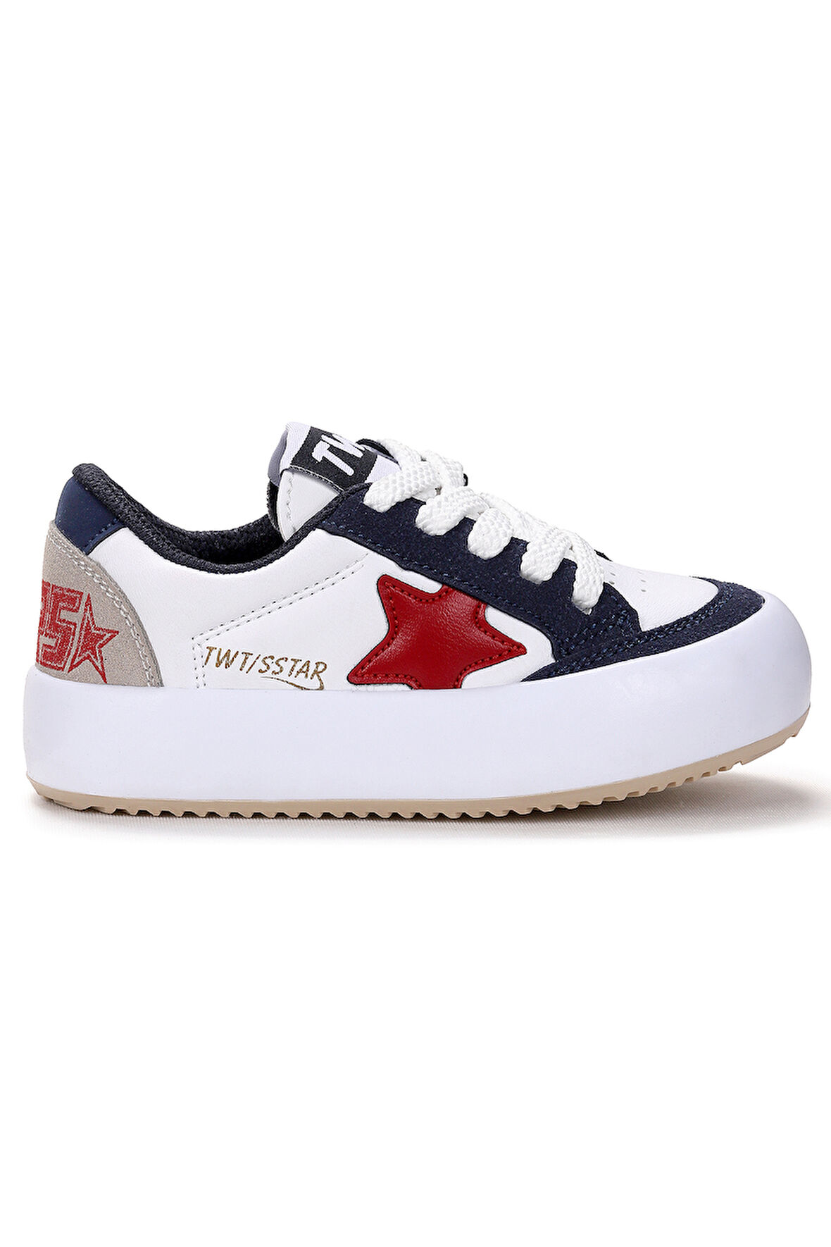 Kiko Kids Rida Günlük Cırtlı Bağcıklı Erkek Çocuk Spor Ayakkabı