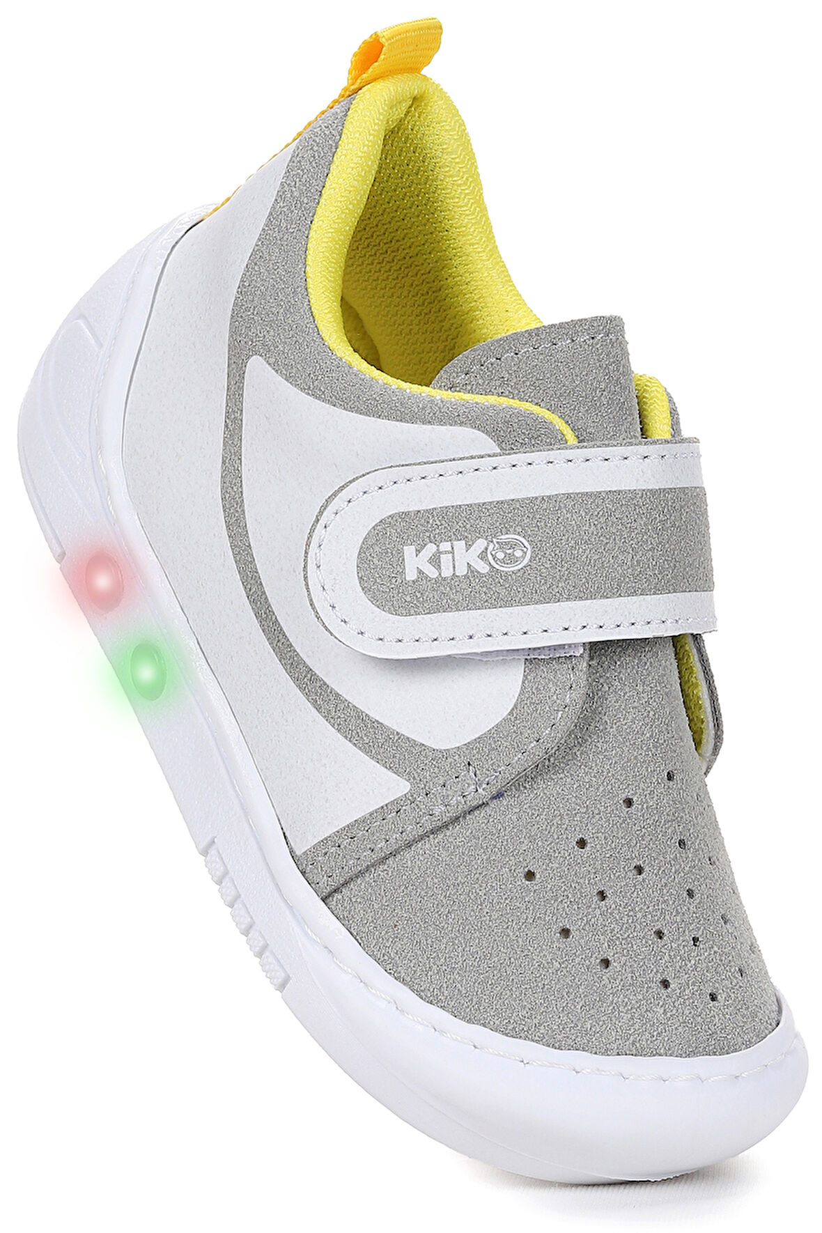  Kugan Cırtlı Işıklı Erkek Bebek Yürüyüş Spor Ayakkabı