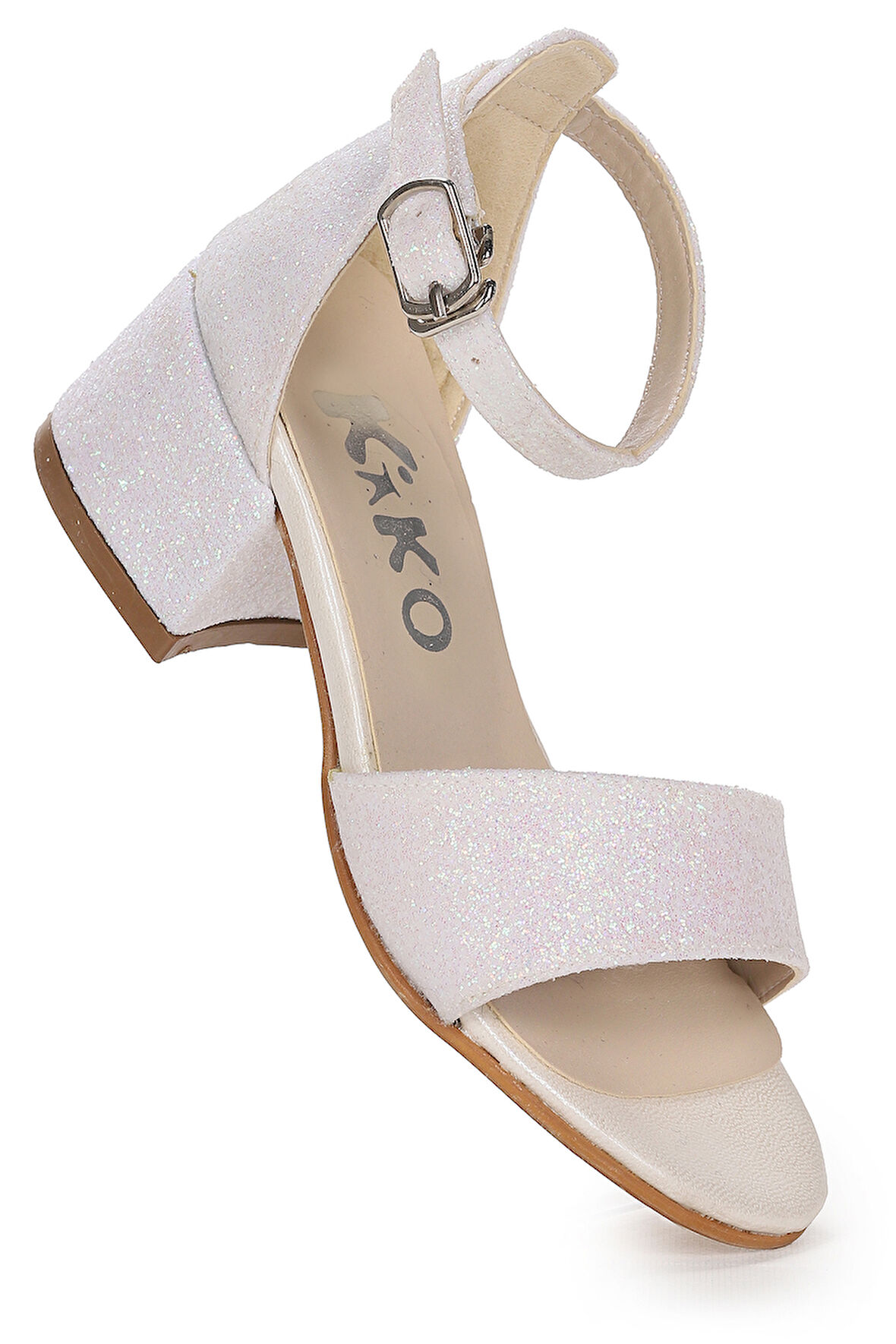 Kiko Kids Alexa Günlük Kız Çocuk 4 Cm Topuklu Sandalet Abiye Ayakkabı