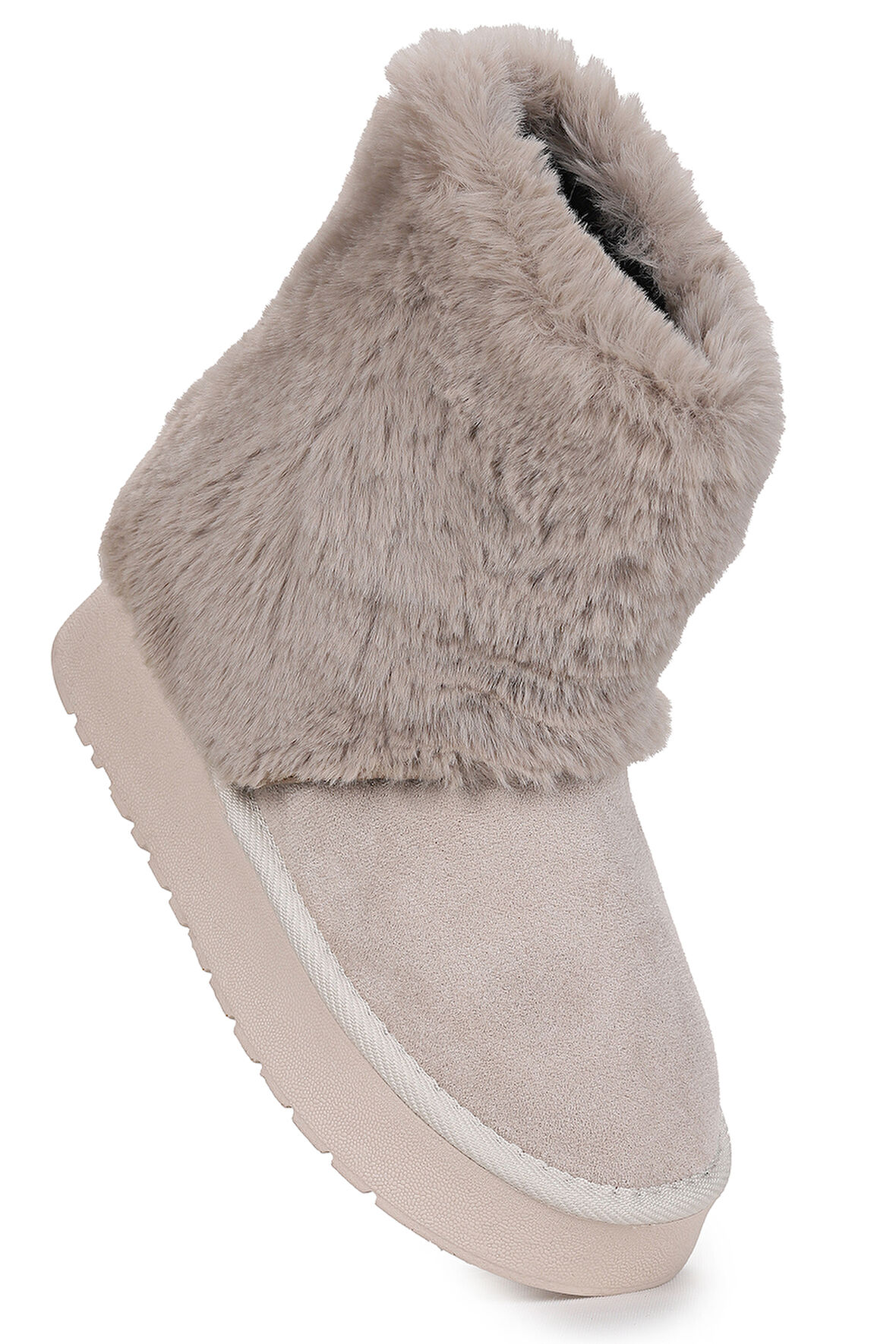 Kiko Kids Nera  Kürklü Kız Çocuk Süet Bot Ayakkabı