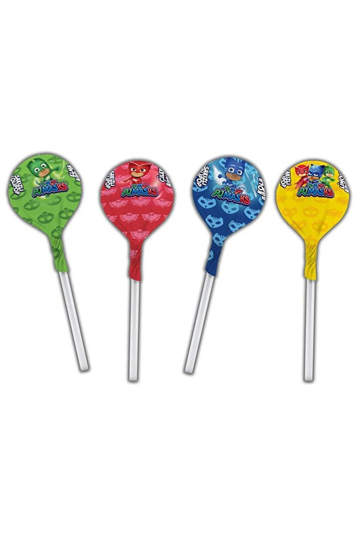 PJ Masks Kahramanlarıyla Eğlenceli Sakızlı Lolipop (16 Gr)