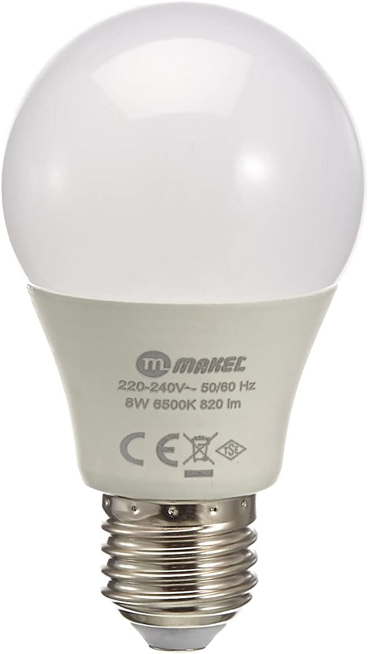 Makel Led Ampul, 8 W, 6500 K, Soğuk Beyaz