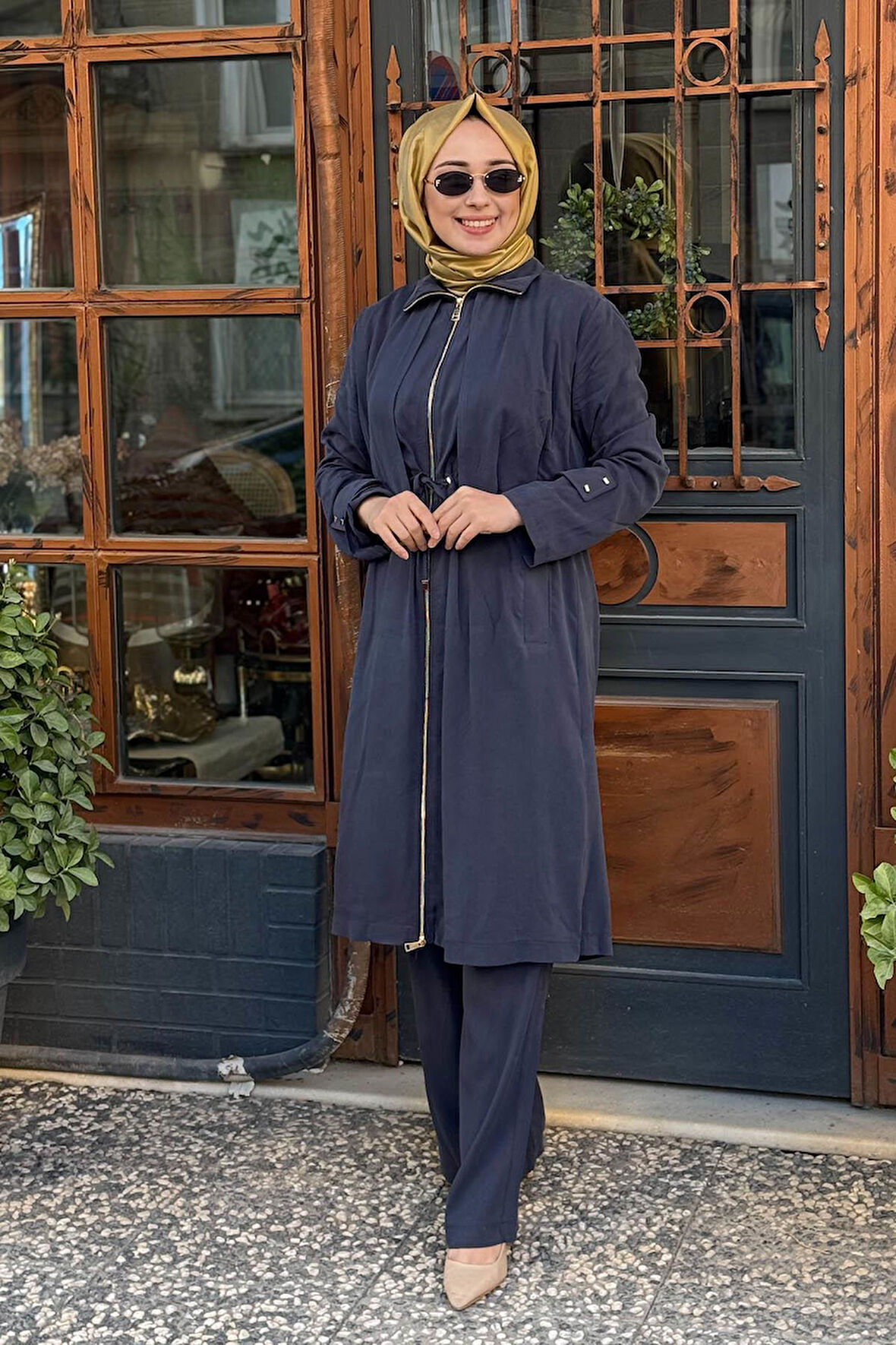 HILAY Belda Pantolonlu Takım HLY012Y101.006 Lacivert