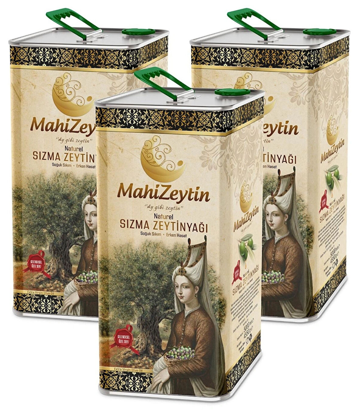 Mahizeytin 15 Litre Natürel Sızma Soğuk Sıkım Erken Hasat Zeytinyağı