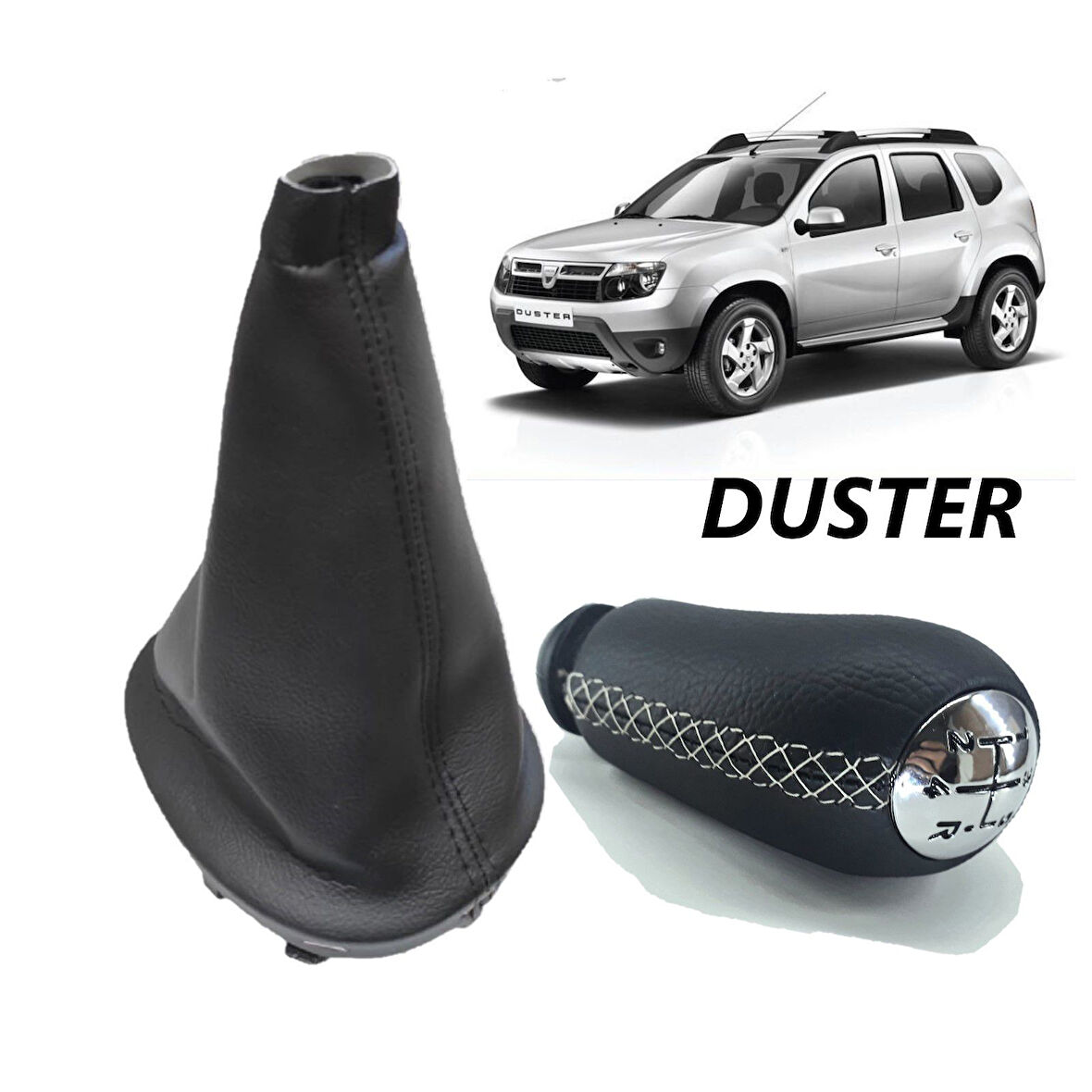 Dacia Duster Vites Körüğü ve Vites Topuzu Takım (5 ileri)
