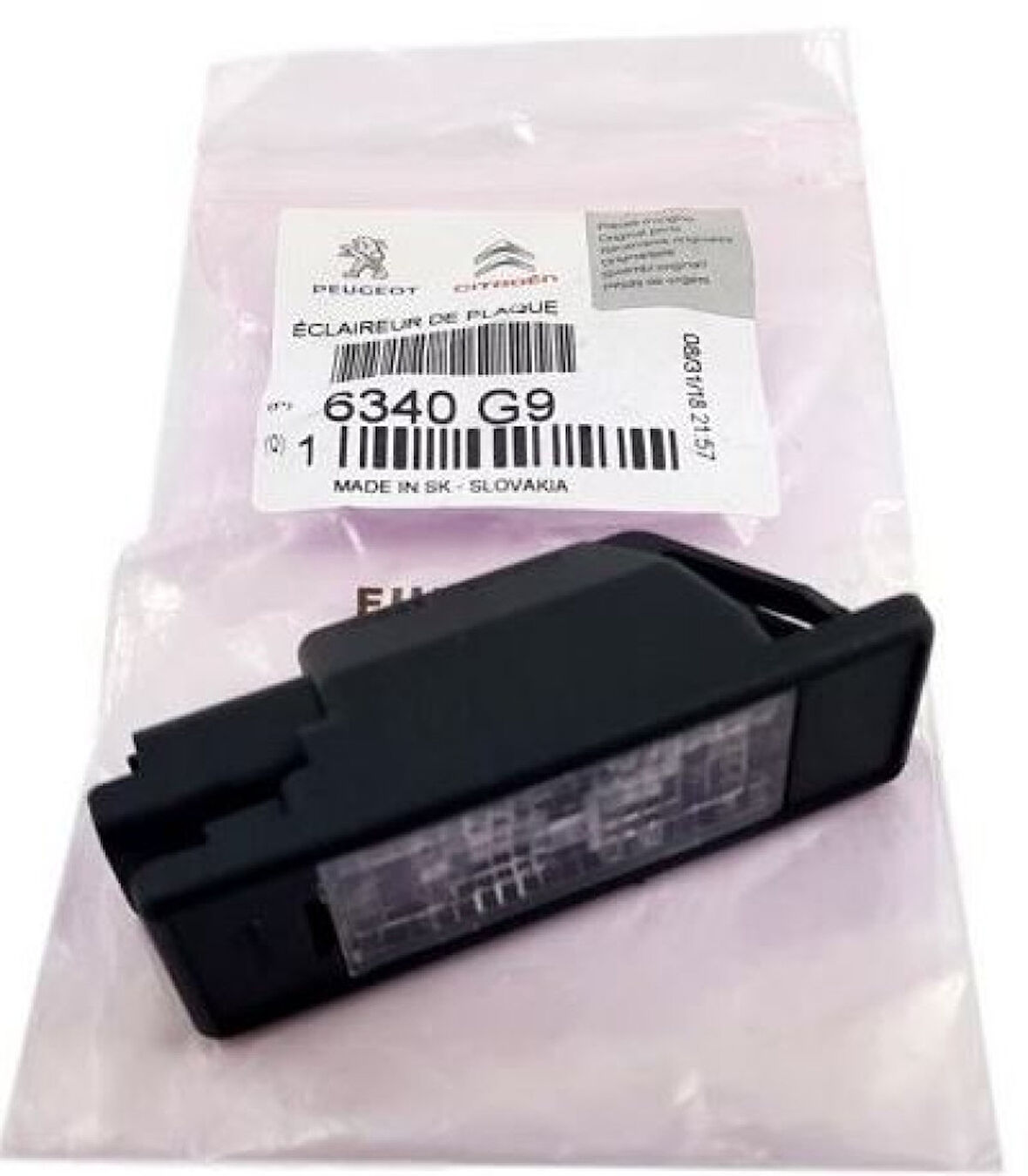 Psa Plaka Lamba Arka 607 307 106 Expert II Jumpy III 406 1007 Rcz 807- 407 C5 II C4 C2 C3 Plurıel Jumpy - Psa 6340g9