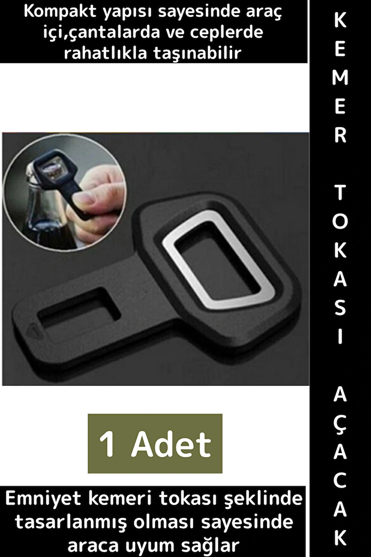 Premium Kompakt Çanta Cep Boy Araç İçi İşlevsel Çok Şık Pratik Kemeri Tokas Tasarımlı Açacak