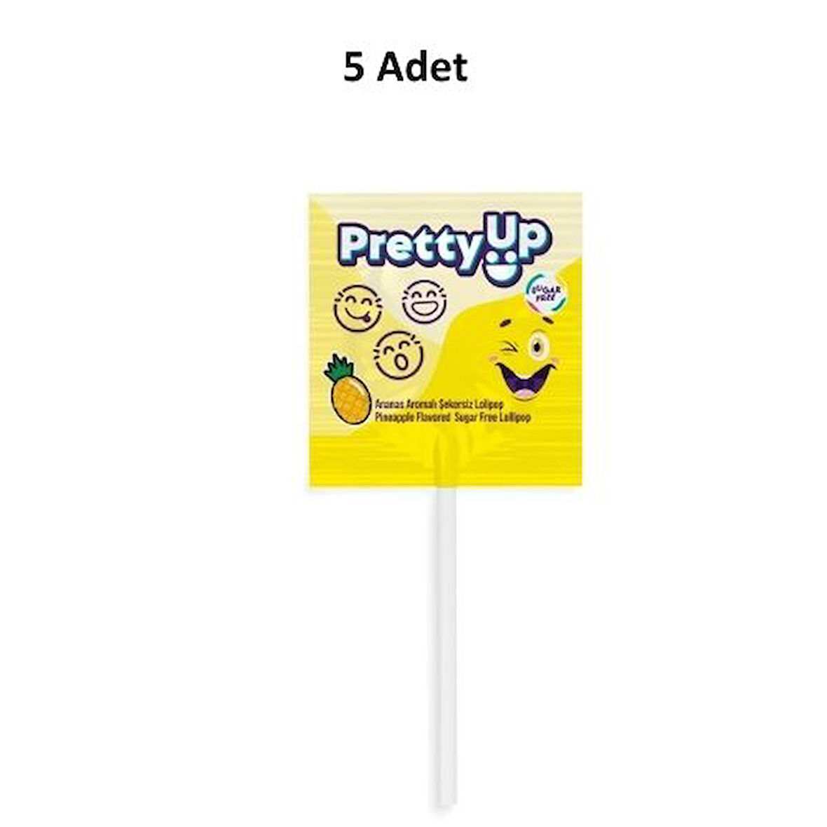 Pretty Up Flat Lolipop Tekli 5,5g 5 Adet