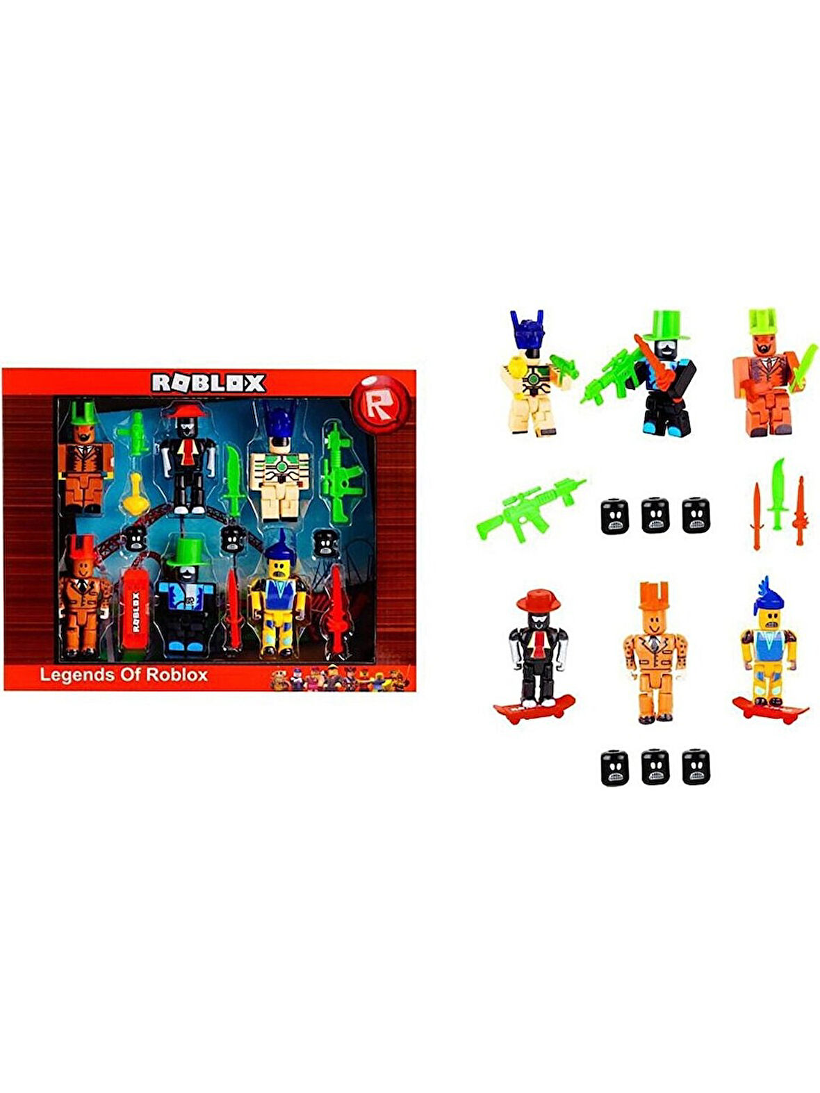 Figür robloks set 6 lı