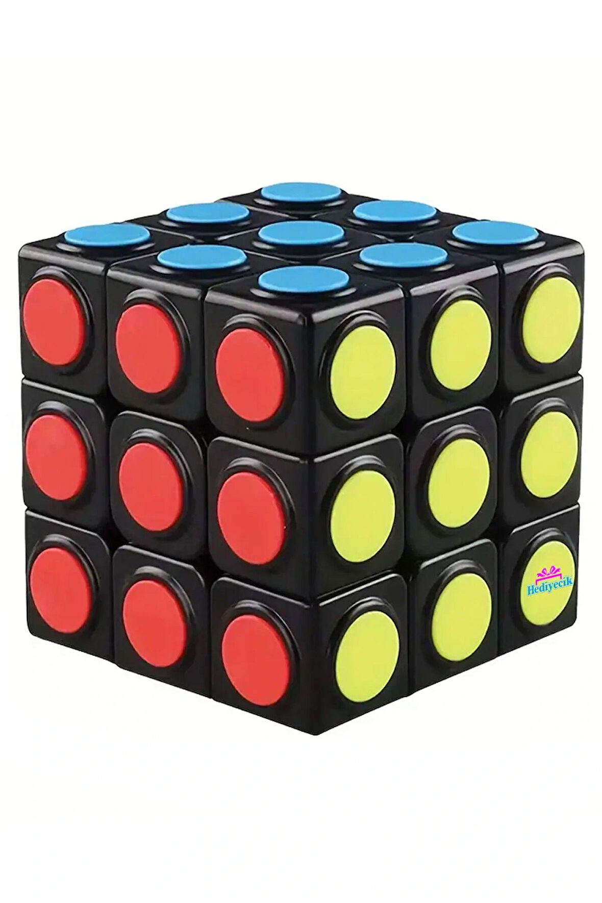 Speed Black Dot 3x3 Zeka küpü Akıl Küpü Rübik Küp