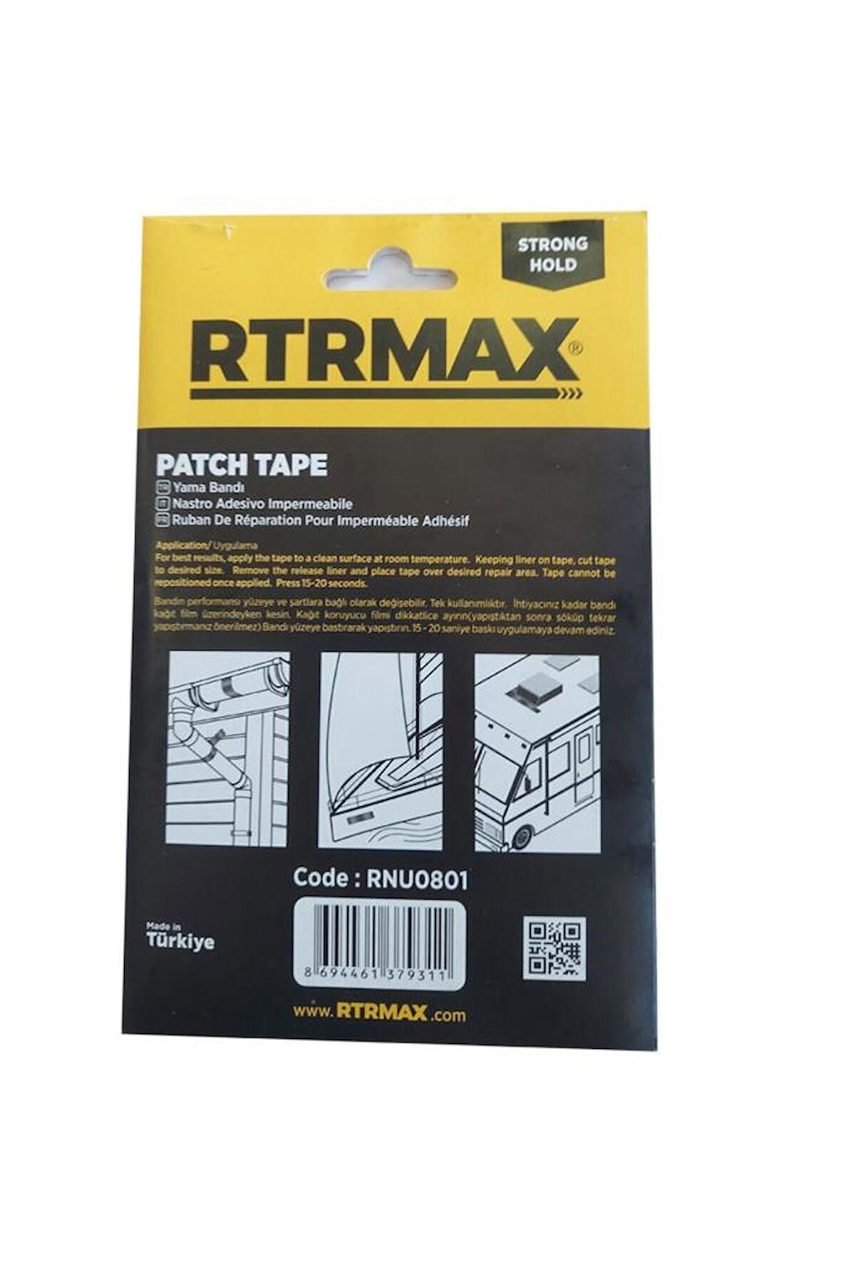 Rtrmax Yama Bandı 4'Lü  100 Mm X 150 Mm Rnu0801