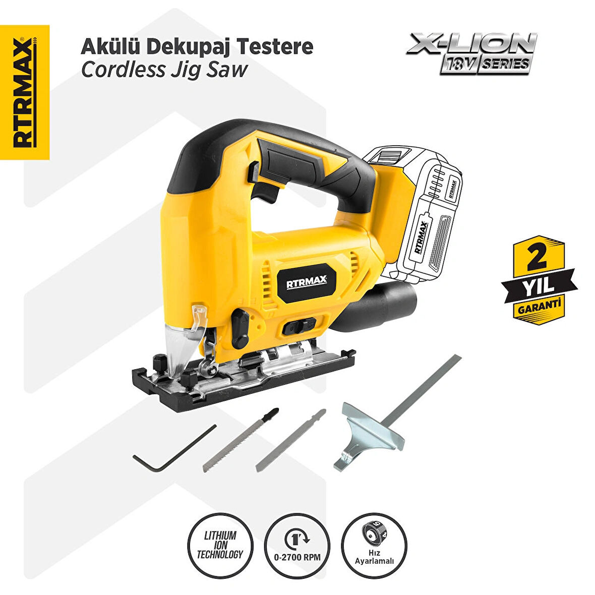 RTX1844B Şarjlı Dekupaj Testere - Akü Hariç