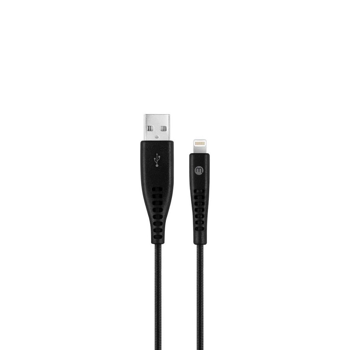 mojue by ttec Ekstra Day USB-A - iPhone Lightning 2A Kablo 120cm Siyah