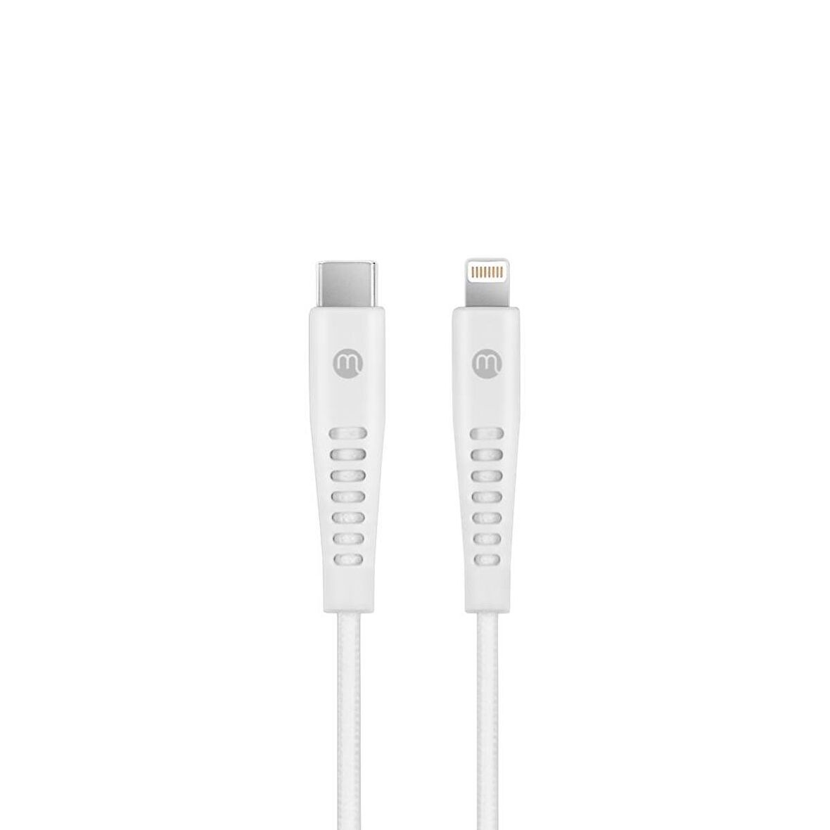 mojue by ttec Ekstra Day USB-C - iPhone Lightning 3A Kablo 120cm Beyaz