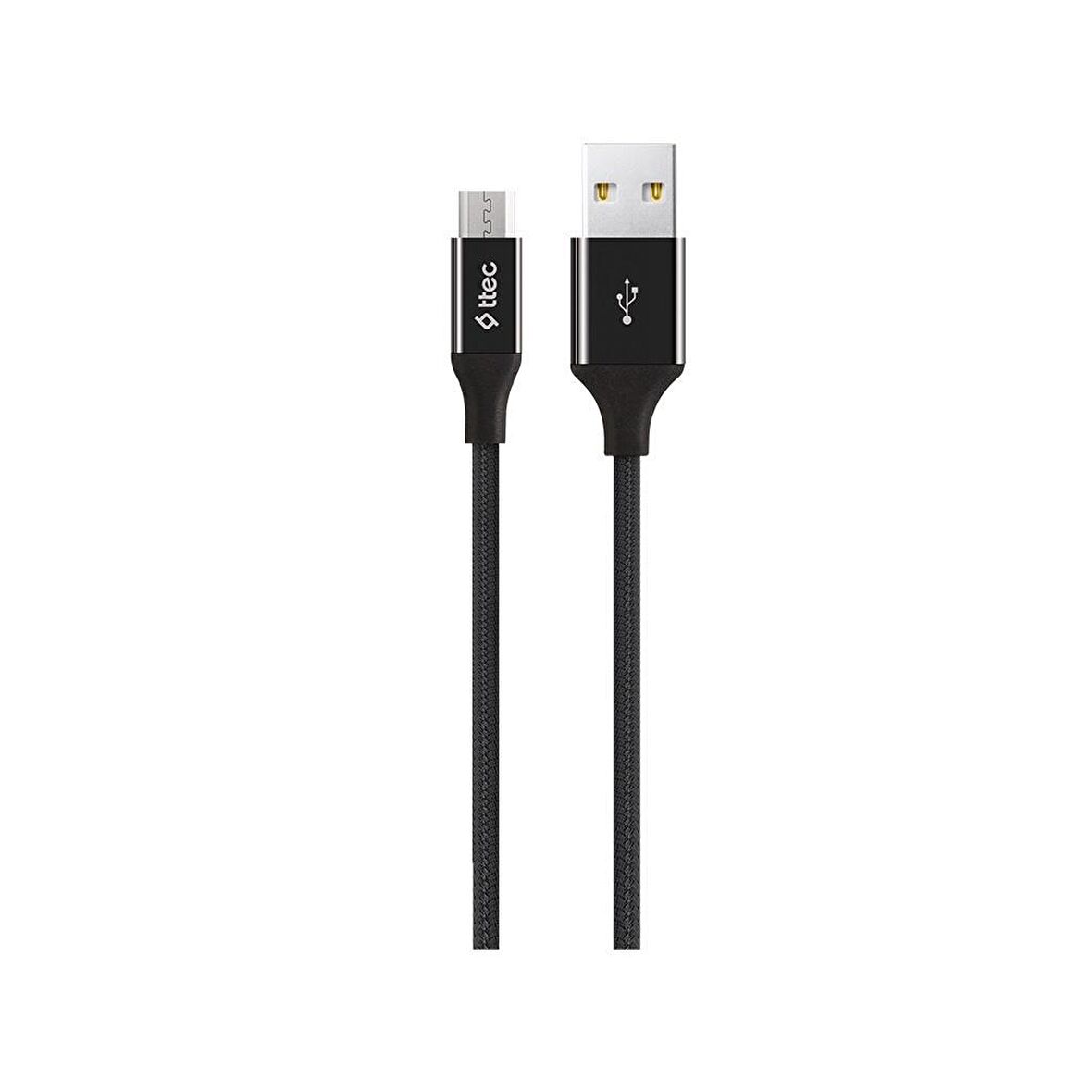 Ttec AlumiCable Micro USB Şarj Kablosu Siyah