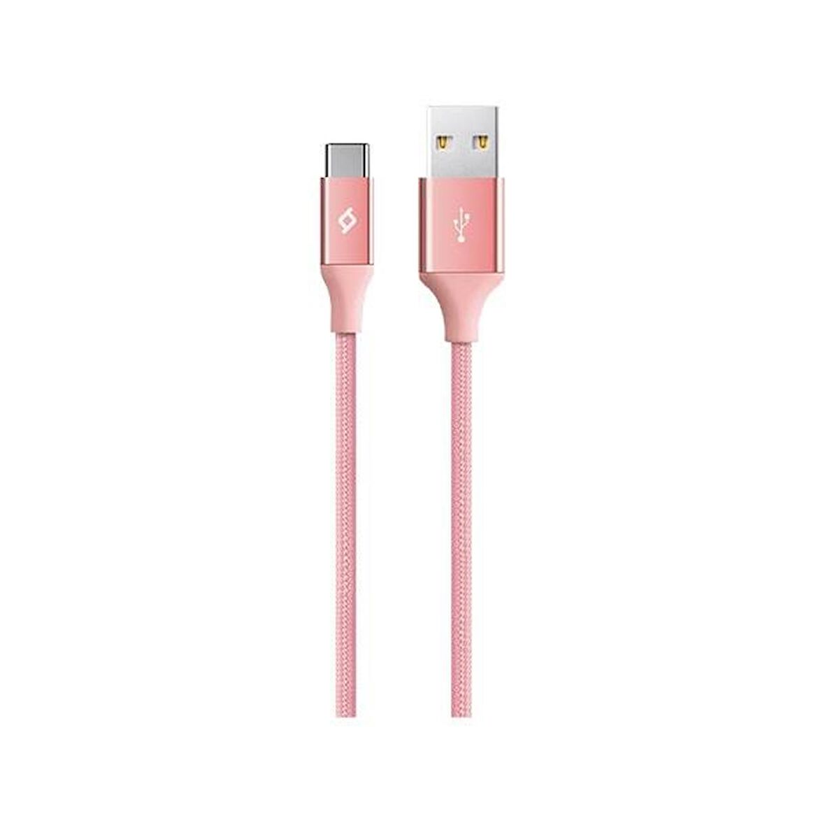 Ttec 2DK18P AlumiCable Type-C Şarj Kablosu Pembe 