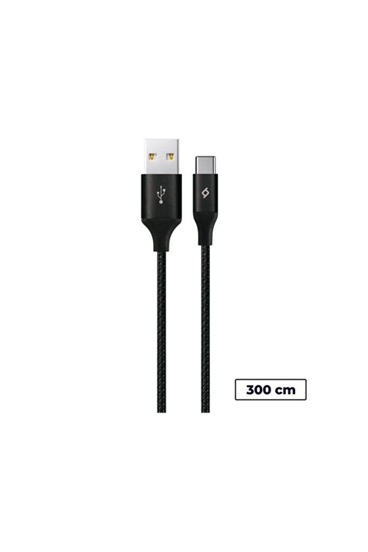 Ttec AlumiCable XXL Type-C Kablo Siyah 3M 2DK24S