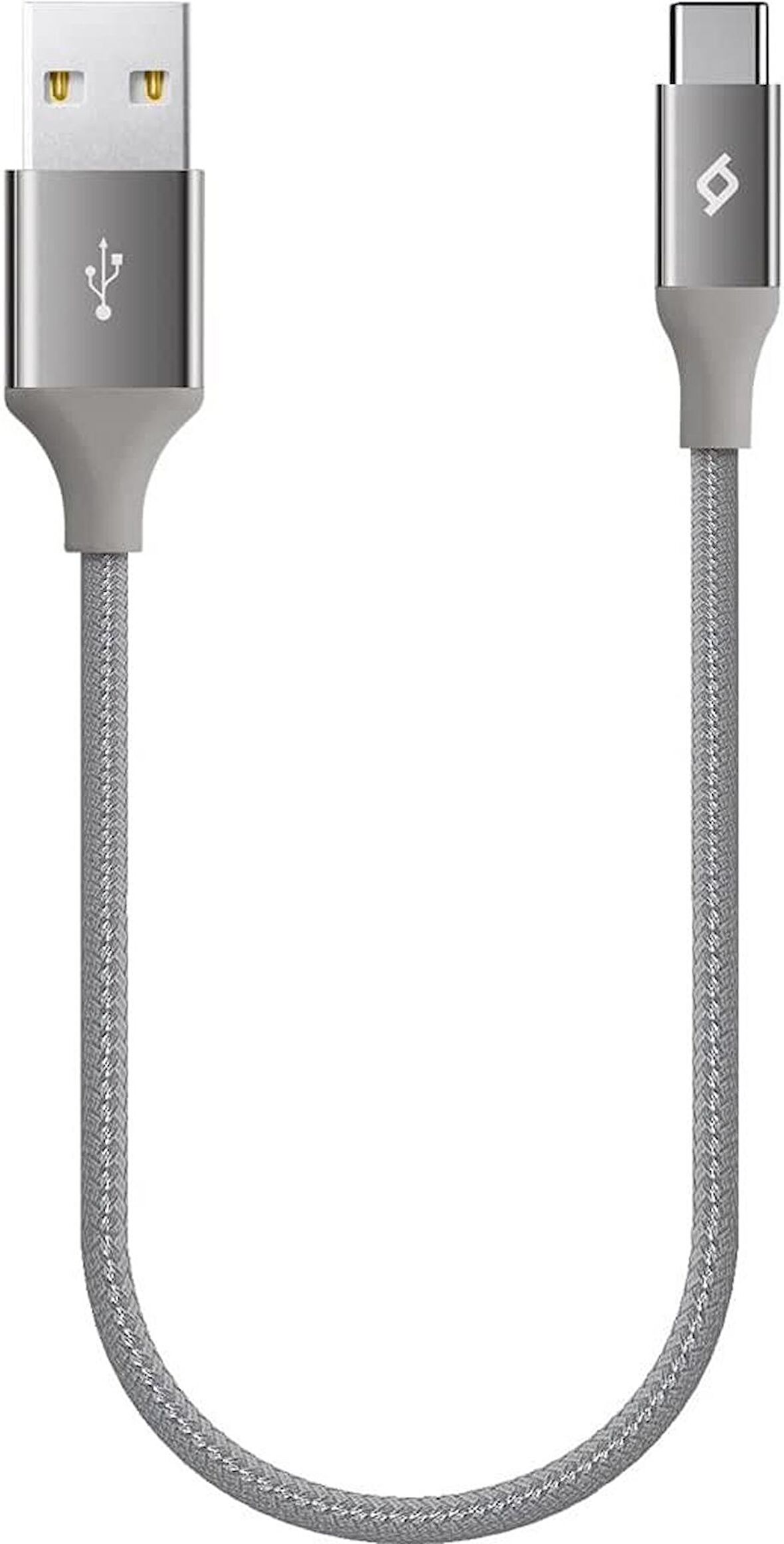 Ttec AlumiCable Type-C Kablo Uzay Gri 30cm 2DK26UG