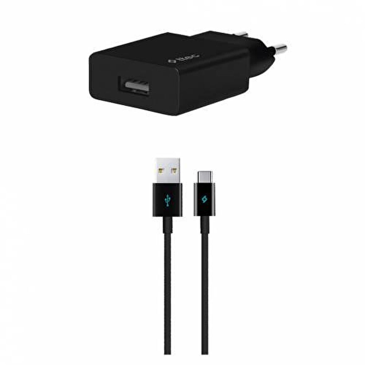 Ttec Smartcharger Adaptör+Type-C Kablo Siyah