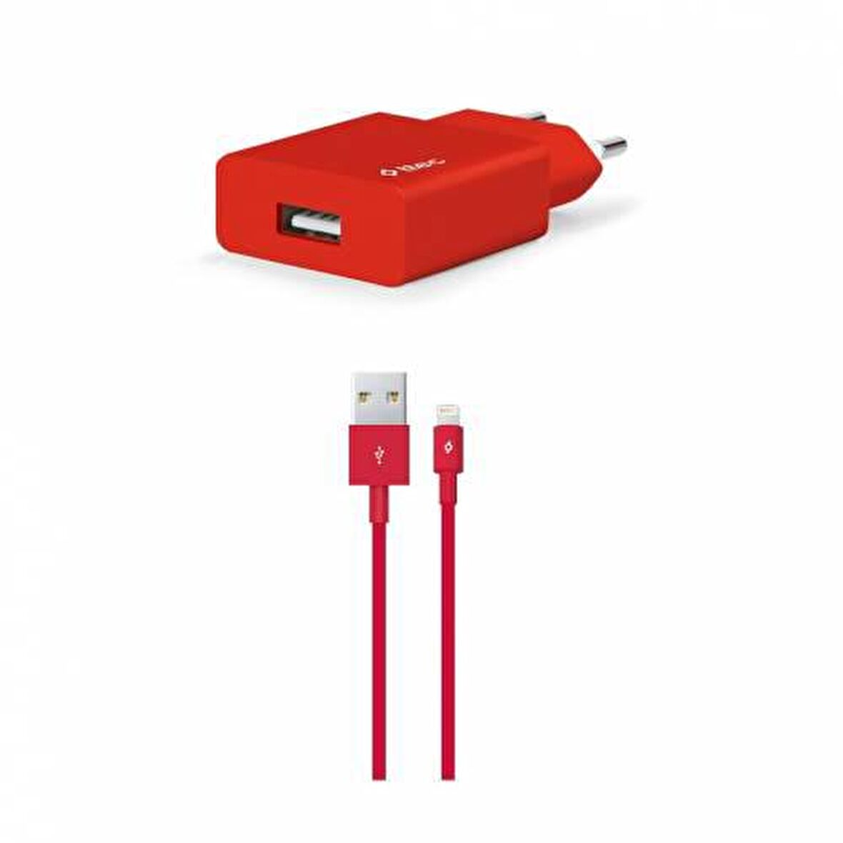 Ttec Smartcharger Adaptör+Lightning Şarj Kablosu Kırmızı