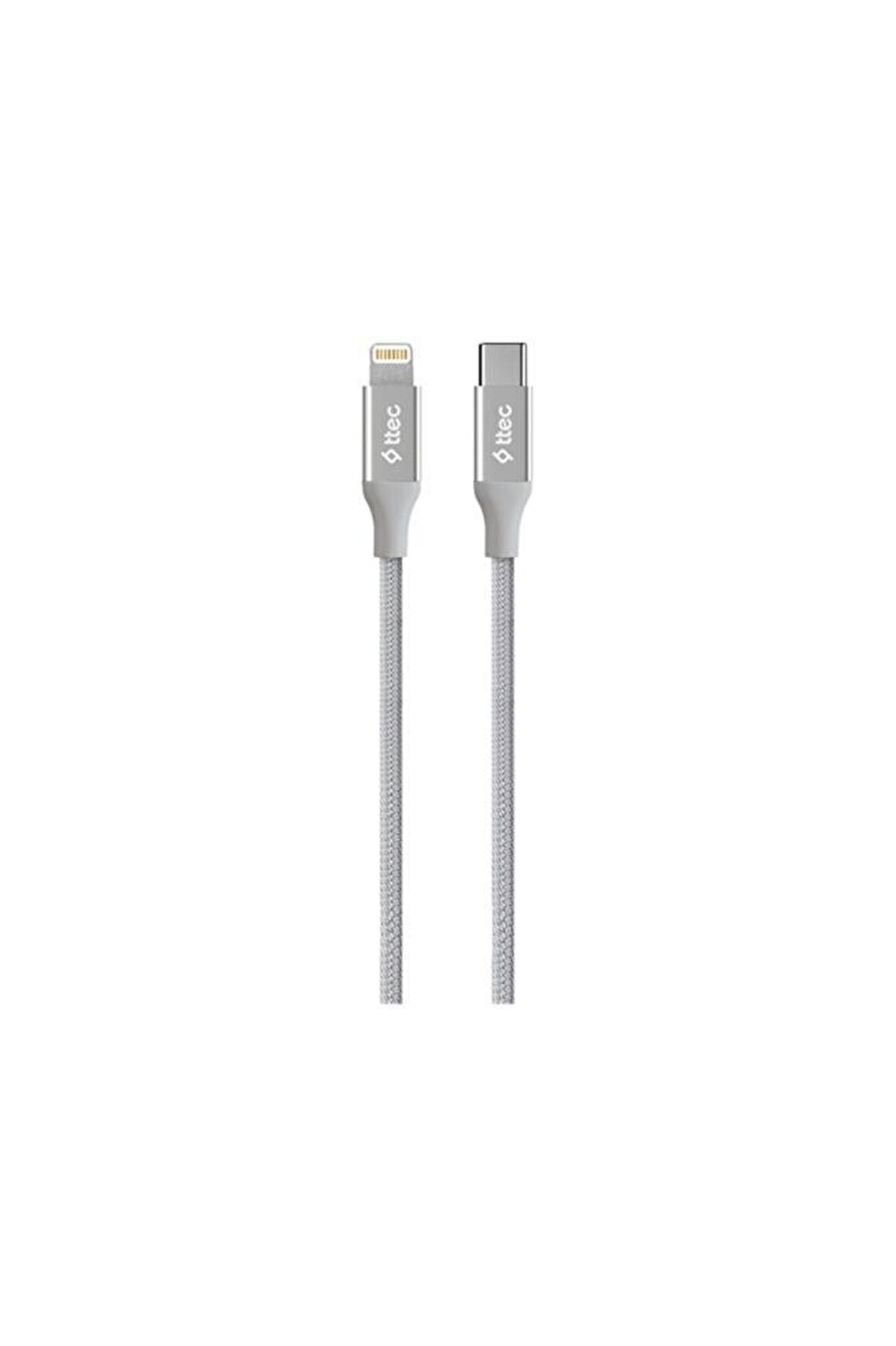Ttec AlumiCable Type-c - Lightning Hızlı Şarj Kablosu 150cm