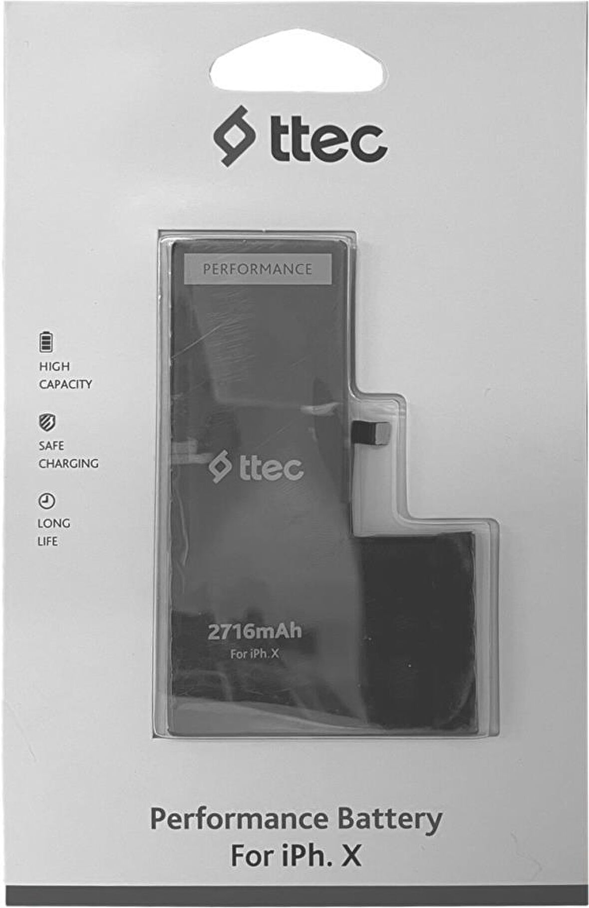 teleskop Ttec Performans Batarya iPhone X (2716mah)