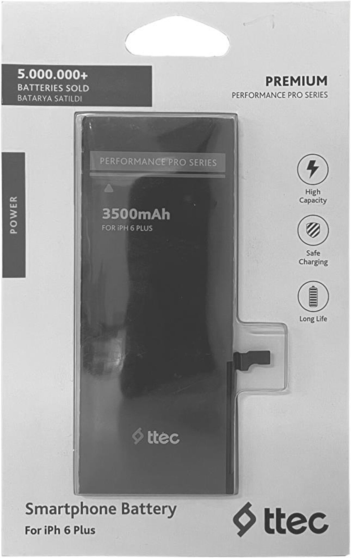 Ttec Apple iPhone 6 Plus Performance Pro Battery ( Apple Uyumludur.)