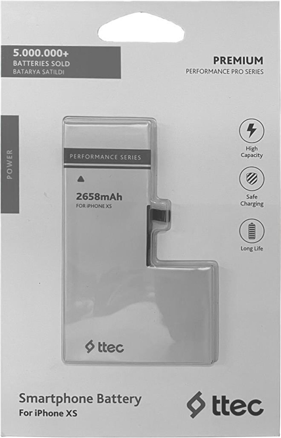 teleskop Ttec Performans Batarya iPhone XS (2658mah)