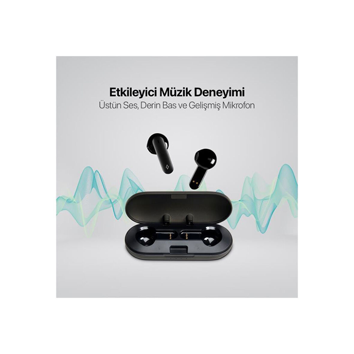Ttec AirBeat Icon TWS Siyah Kulak İçi Bluetooth Kulaklık Teşhir