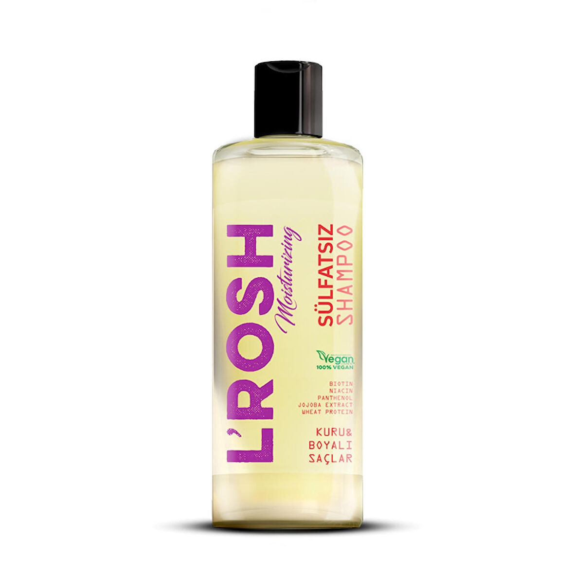 L’ROSH SÜLFATSIZ SHAMPOO Moisturizing / Kuru Boyalı Saçlar