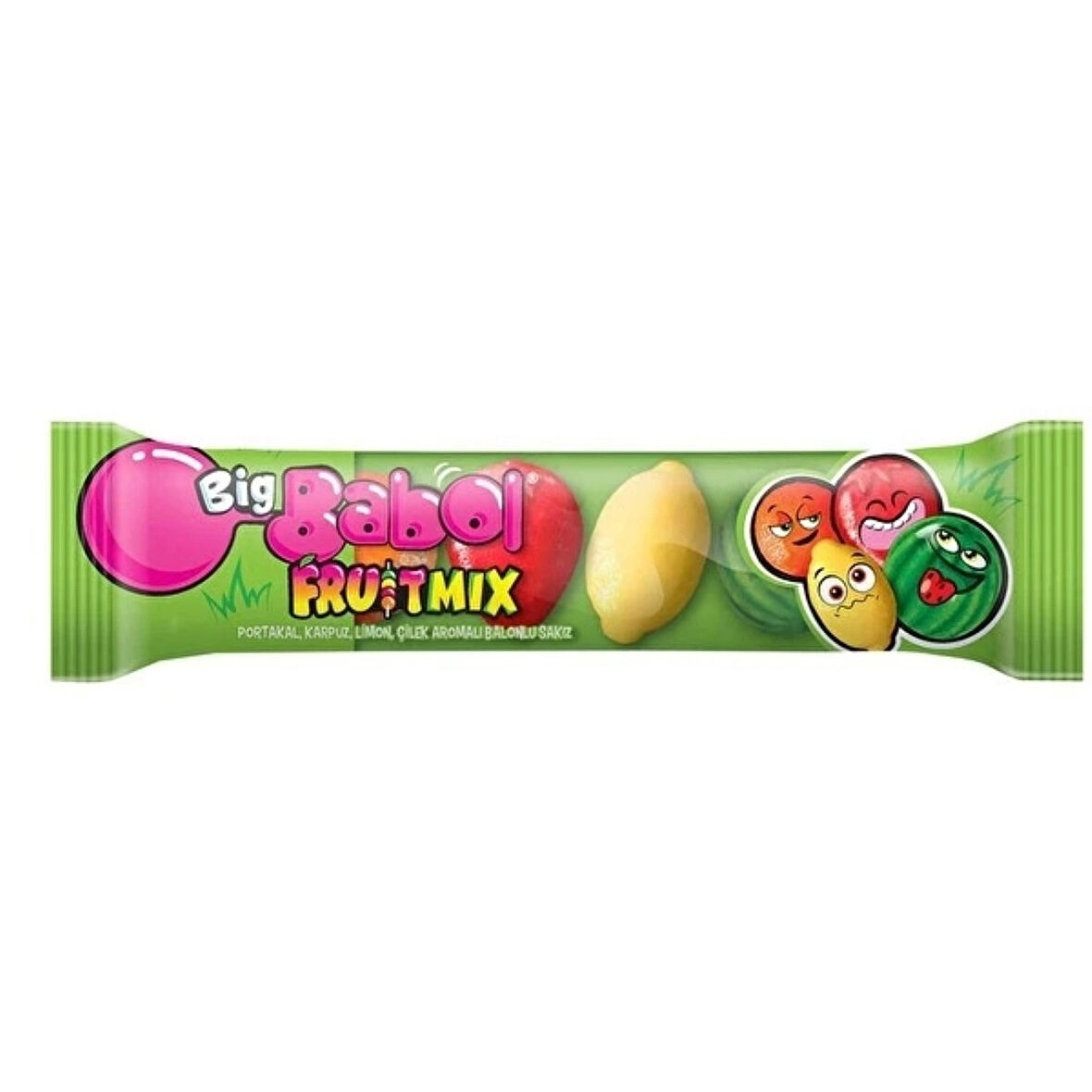 Big Babol Fruit Mix Flowpack 20 Gr