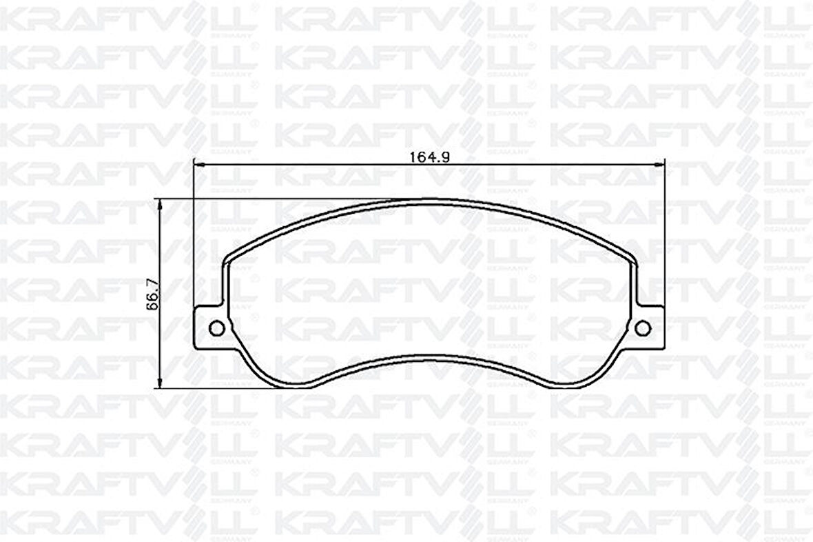 Ford Fren Balatası On Transıt V347 06 > V347 155ps 11 > Vw Amarok 2.0tdi 10 > - Kraftvoll 07010046