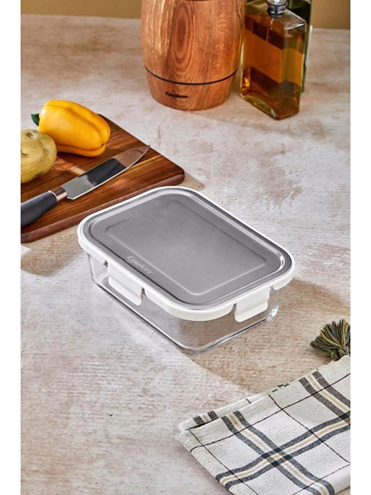 Cooker CKR3487 Cam Saklama Kabı 640 cc