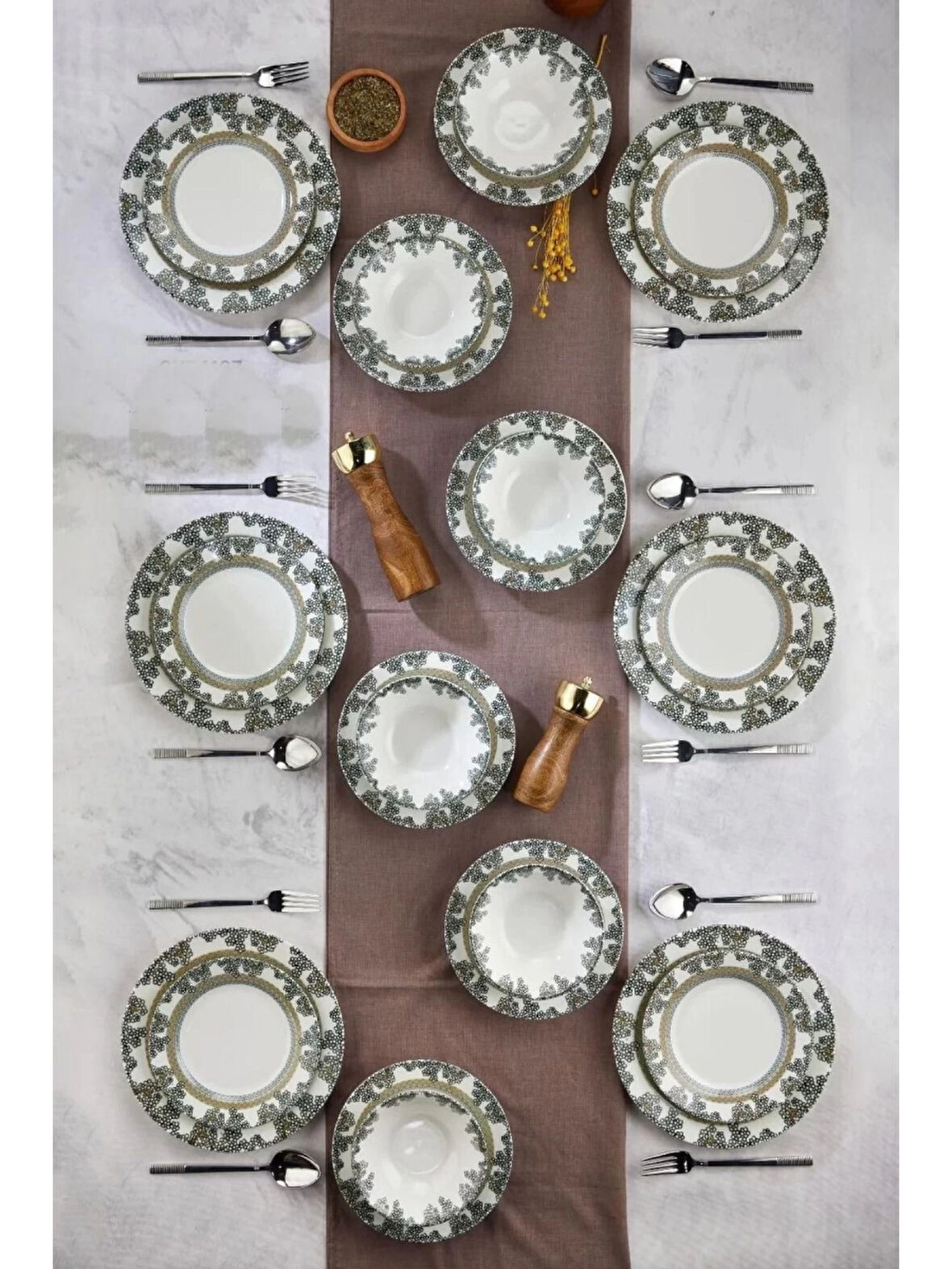 Cooker CKR4167 Dijital Baskılı Yemek Takımı 24 Parça