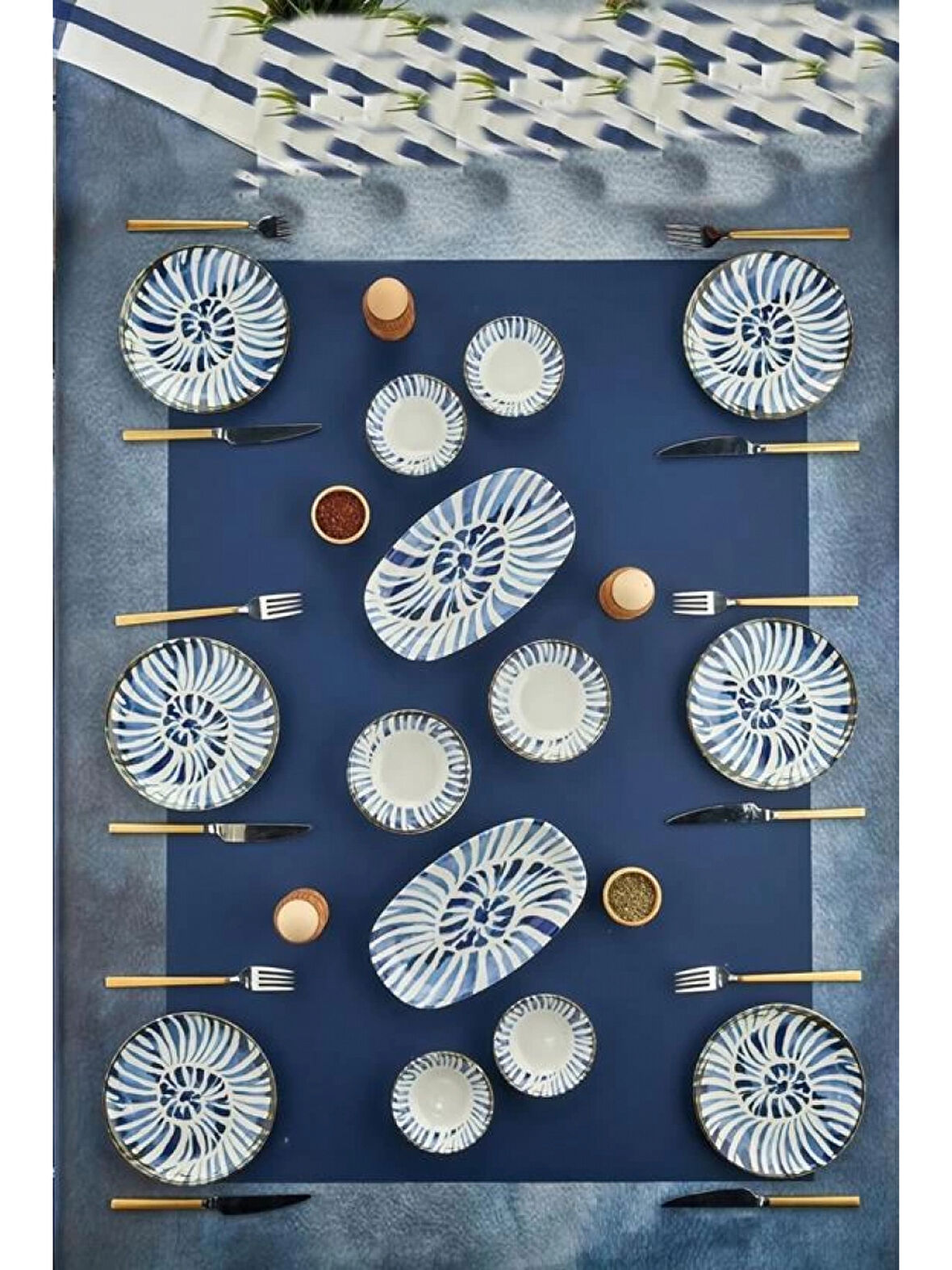 Cooker Desenli Kahvaltı Seti 14 Parça