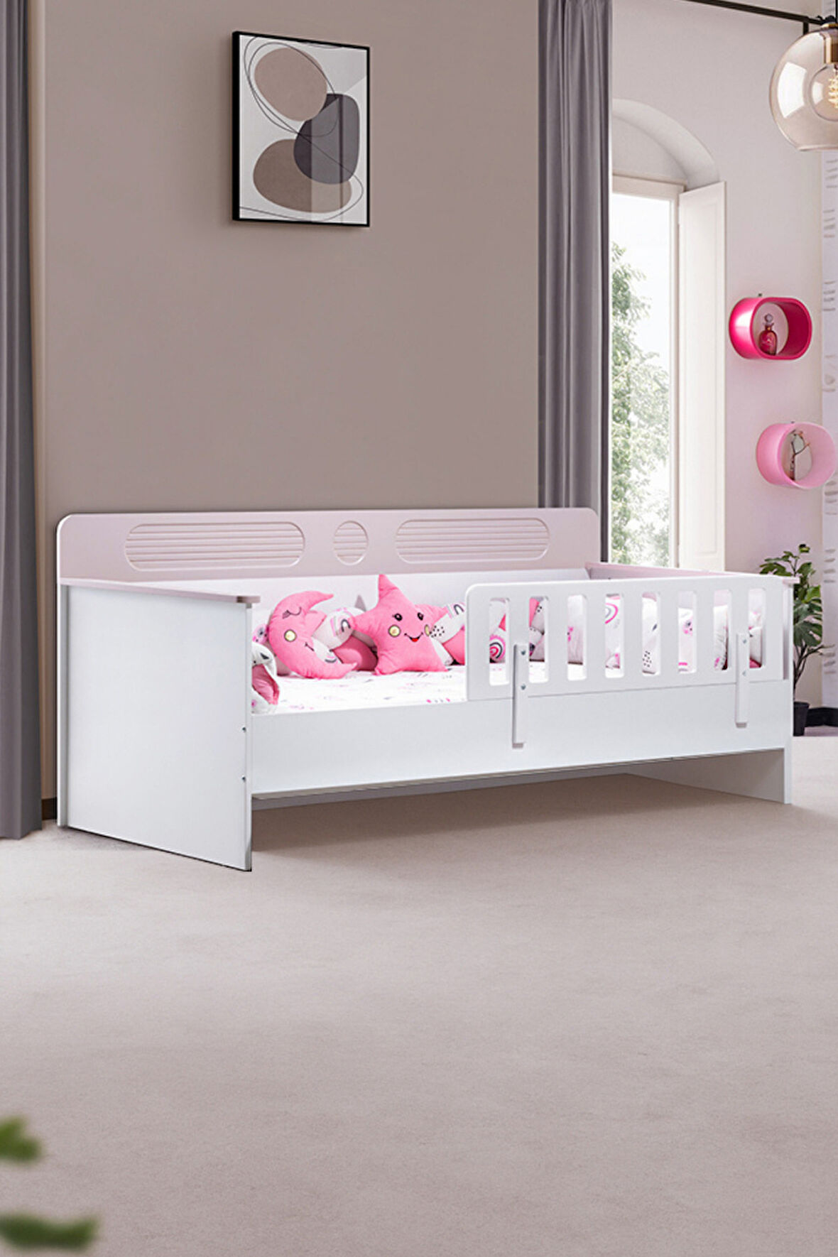 Karyola, Flora Montessori Karyola - Pembe