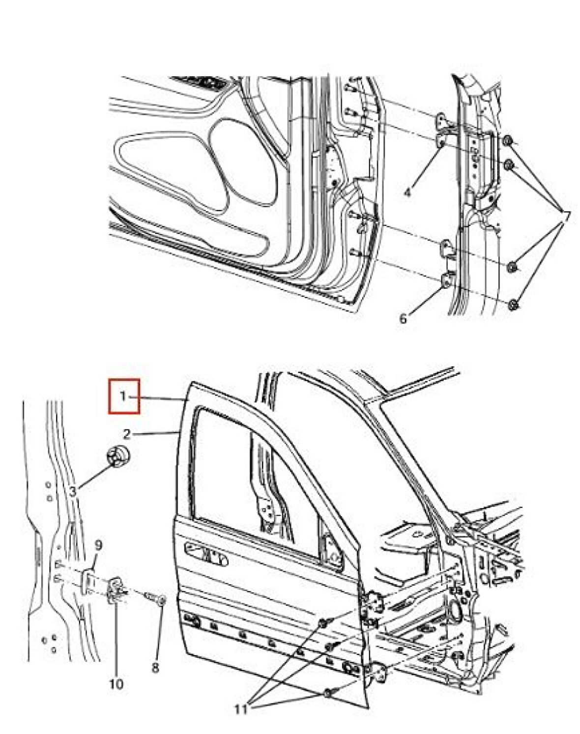 Jeep Kapı On Sag Cherokee 16> - Yrj Yrj14-Crk16-201r