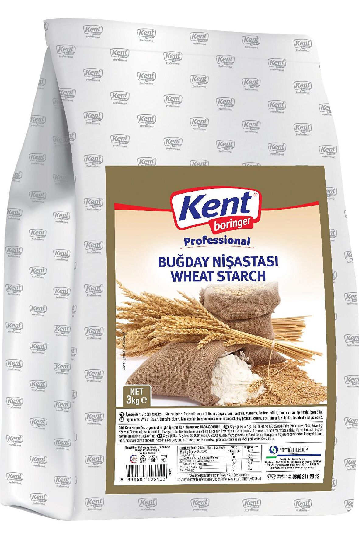 Buğday Nişastası 3 Kg